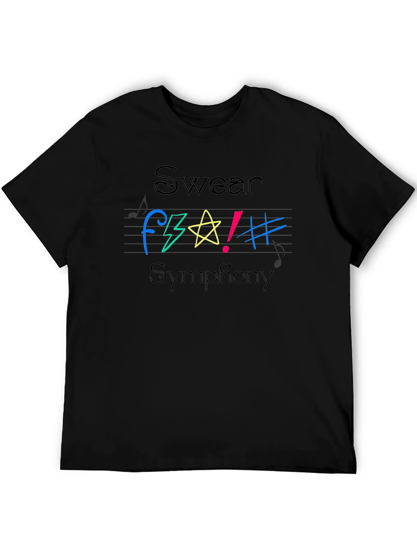 Swear Symphony Graphic T-Shirt