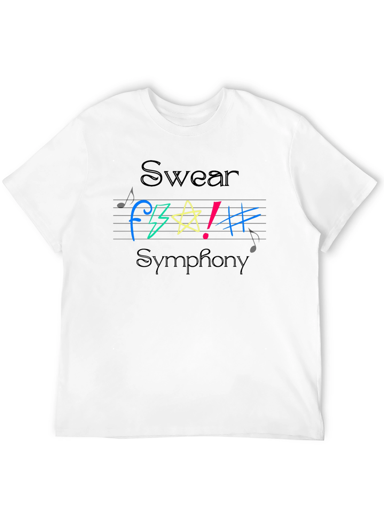 Swear Symphony Graphic T-Shirt
