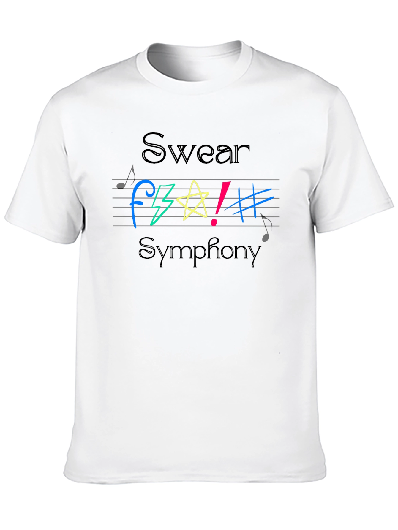 Swear Symphony Graphic T-Shirt