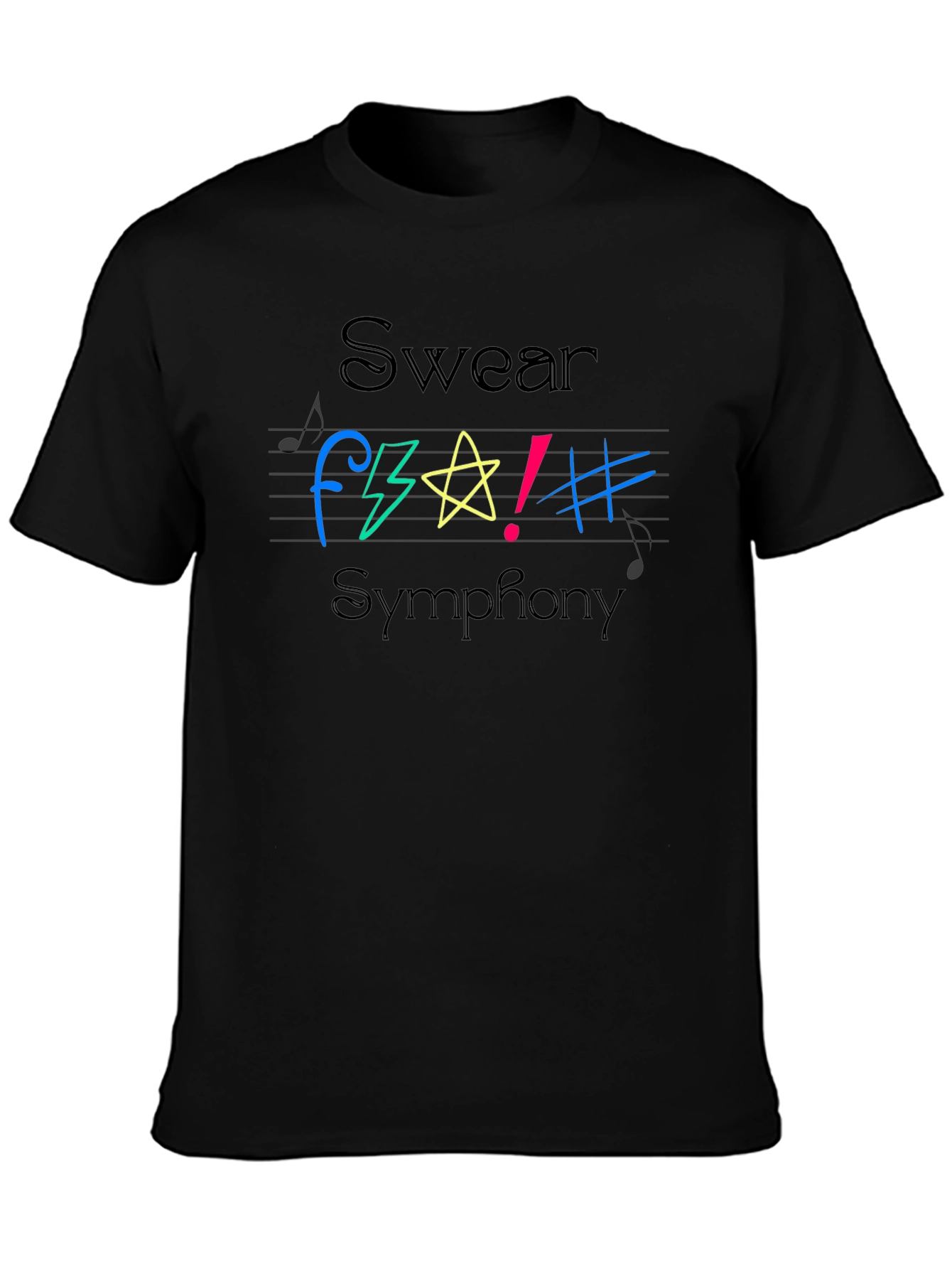 Swear Symphony Graphic T-Shirt