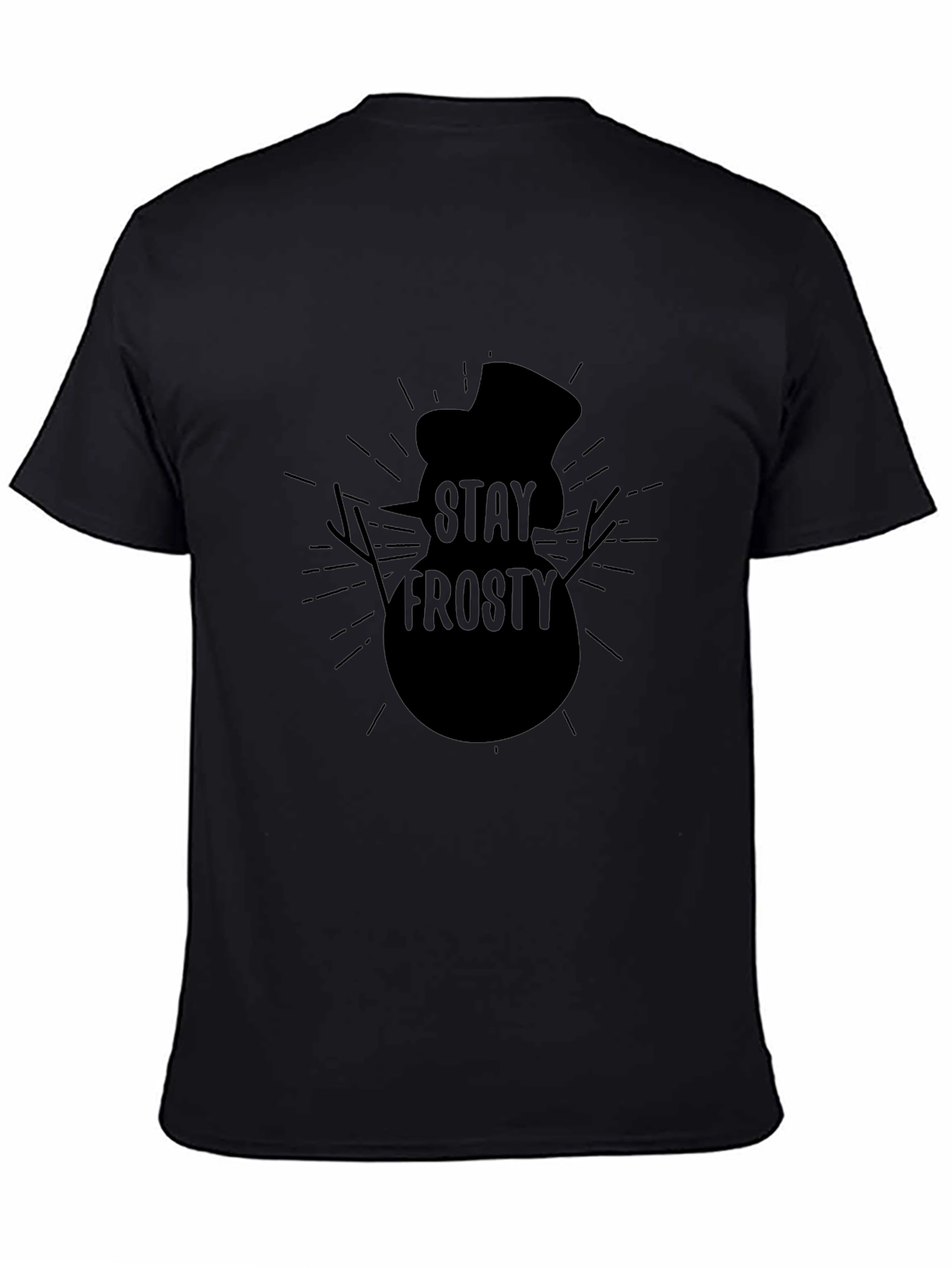 Stay Frosty Graphic Tee - Mens Black T-Shirt