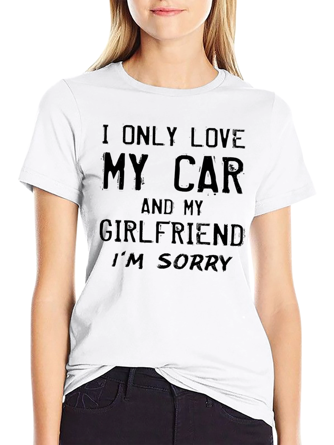 Funny I Only Love My Car Graphic Tee