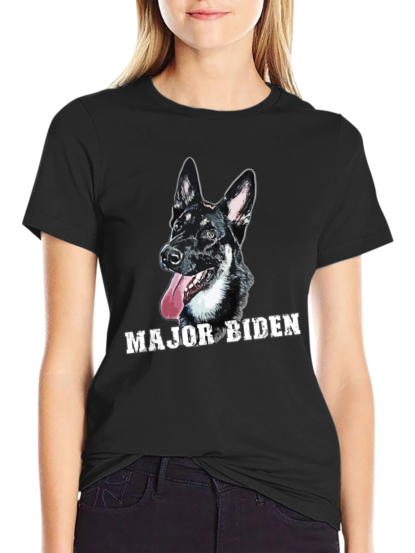Major Biden Dog Graphic T-Shirt