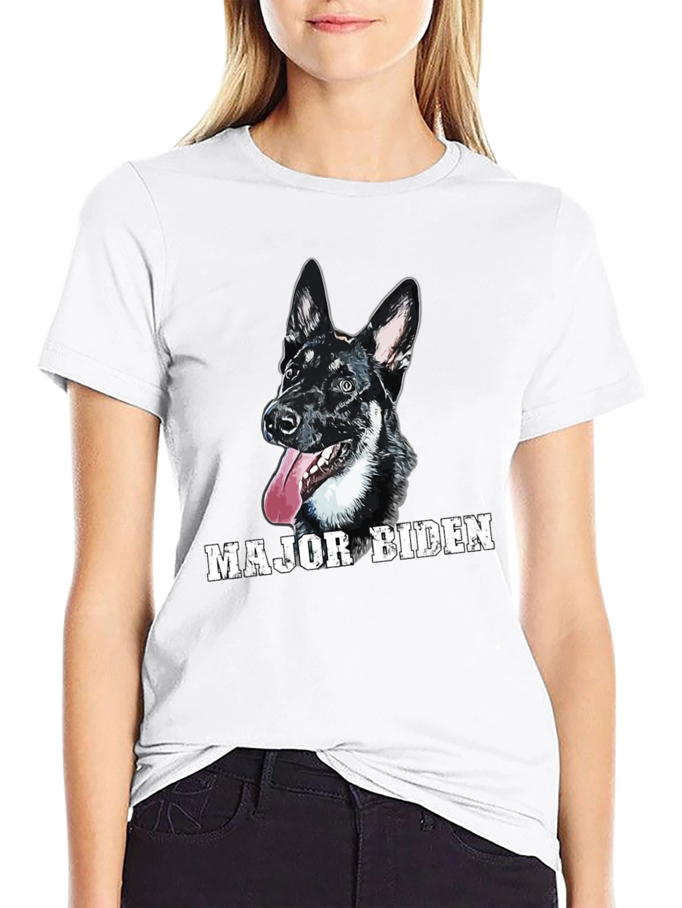 Major Biden Dog Graphic T-Shirt