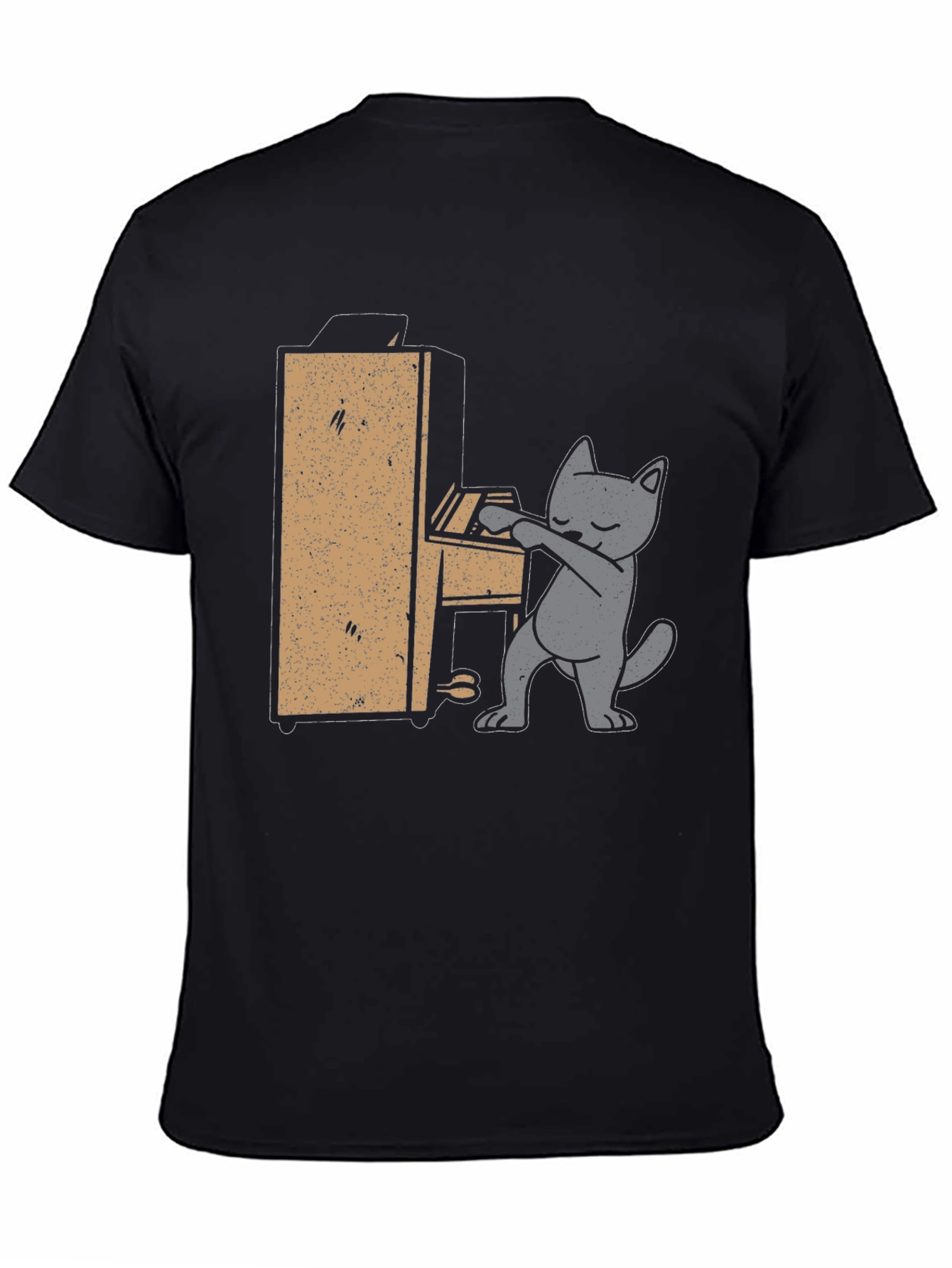Cat Playing Piano T-Shirt