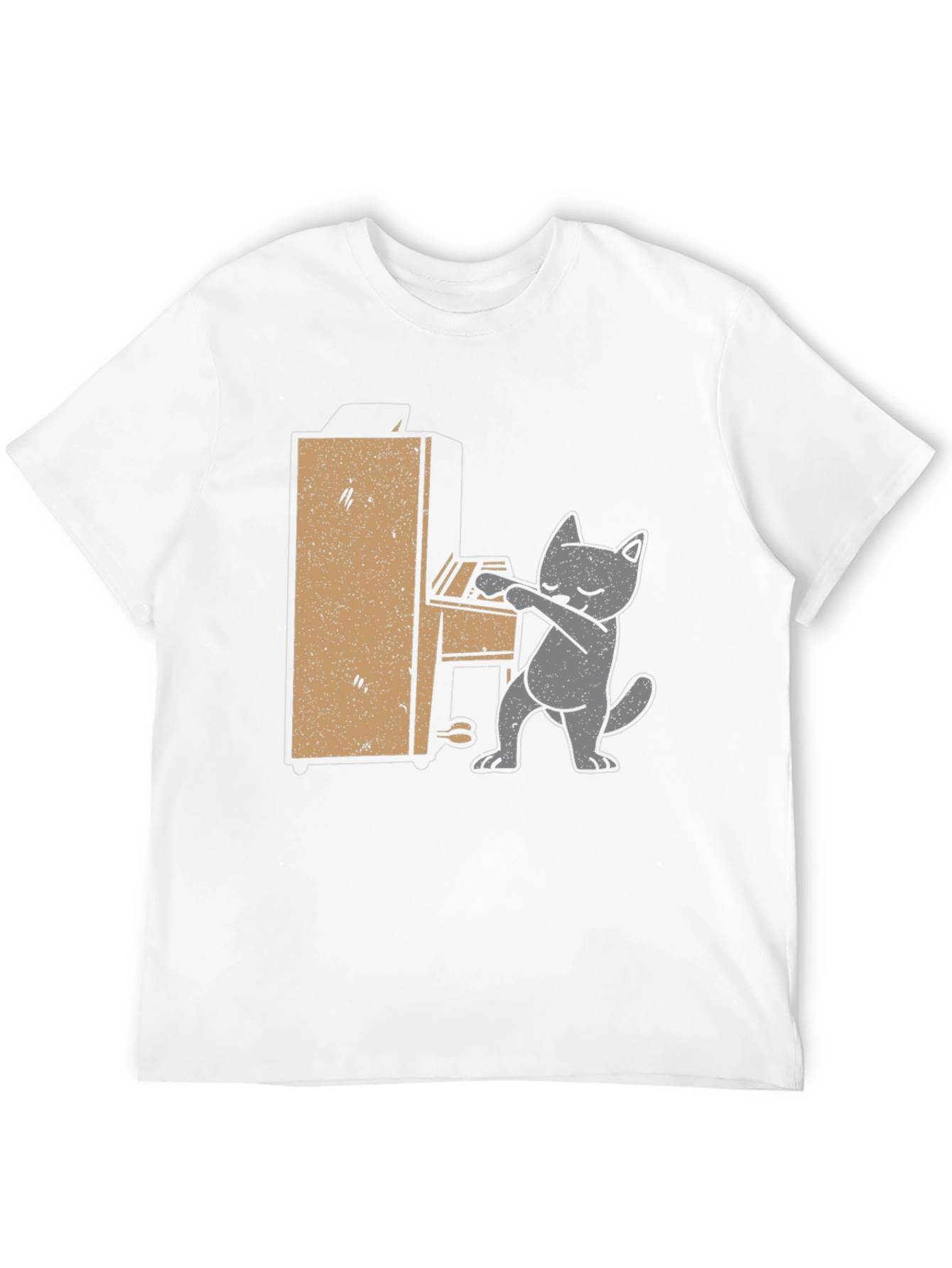 Cat Playing Piano T-Shirt