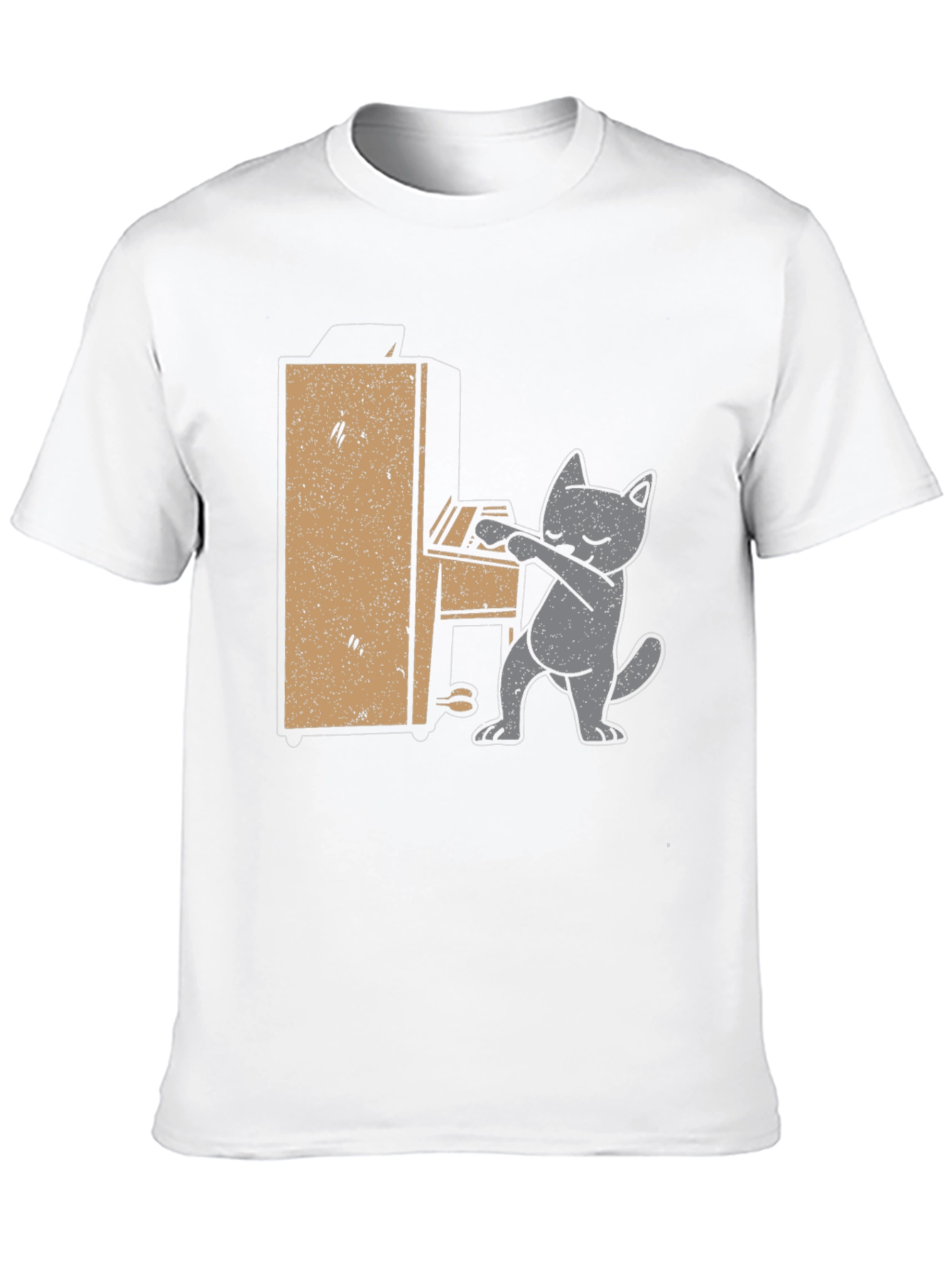 Cat Playing Piano T-Shirt