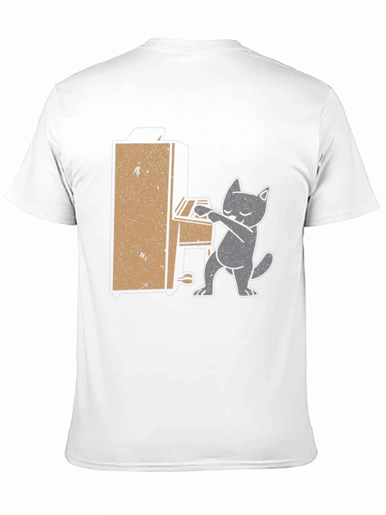 Cat Playing Piano T-Shirt