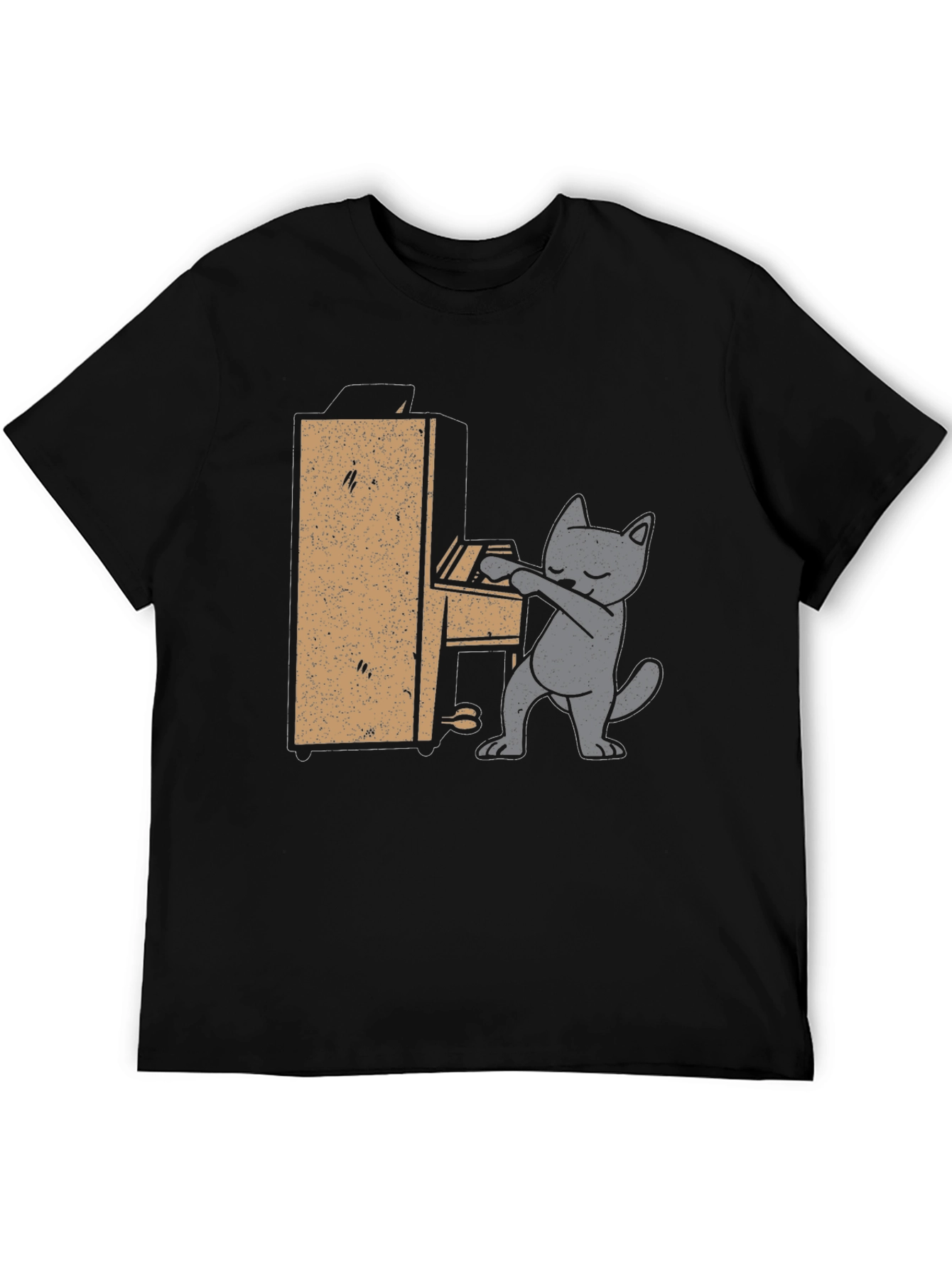 Cat Playing Piano T-Shirt