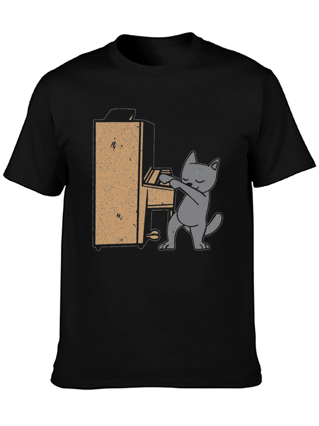 Cat Playing Piano T-Shirt