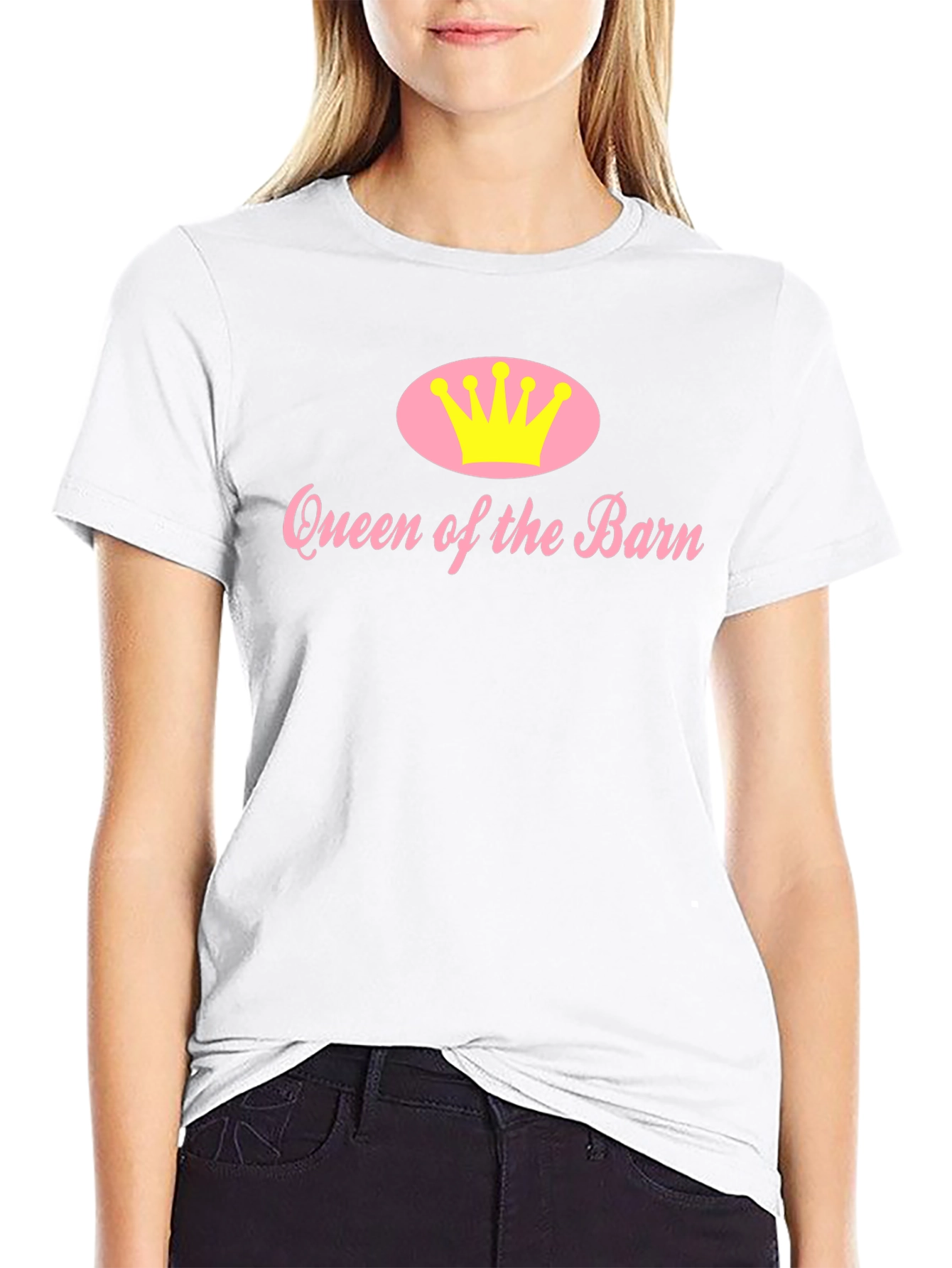 Queen of the Barn Black T-Shirt