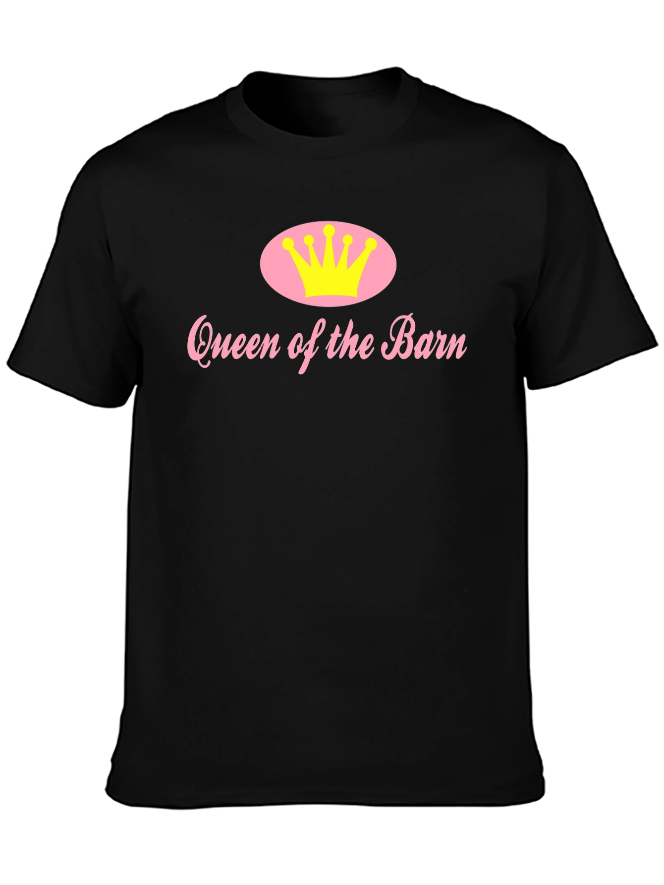 Queen of the Barn Black T-Shirt