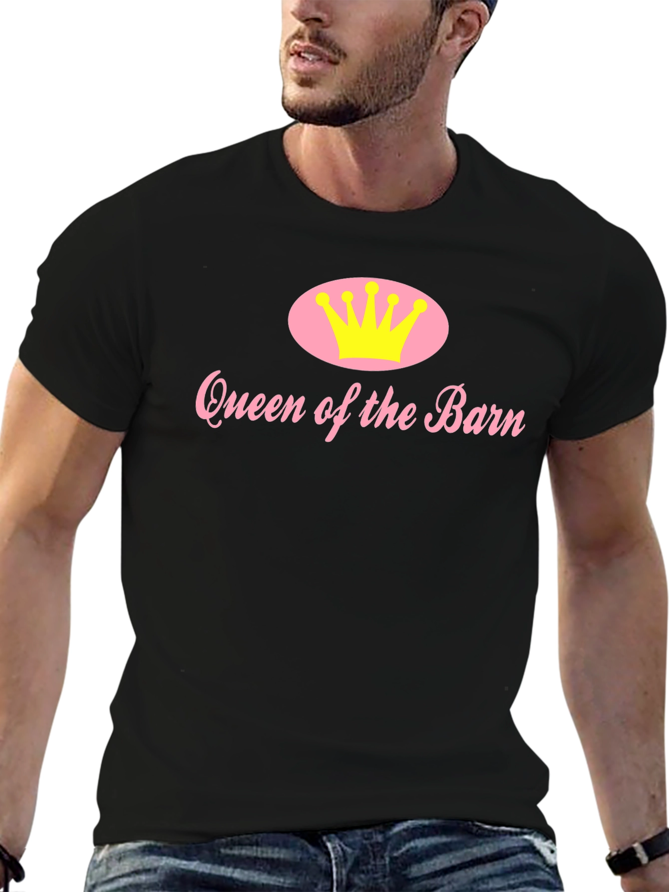 Queen of the Barn Black T-Shirt