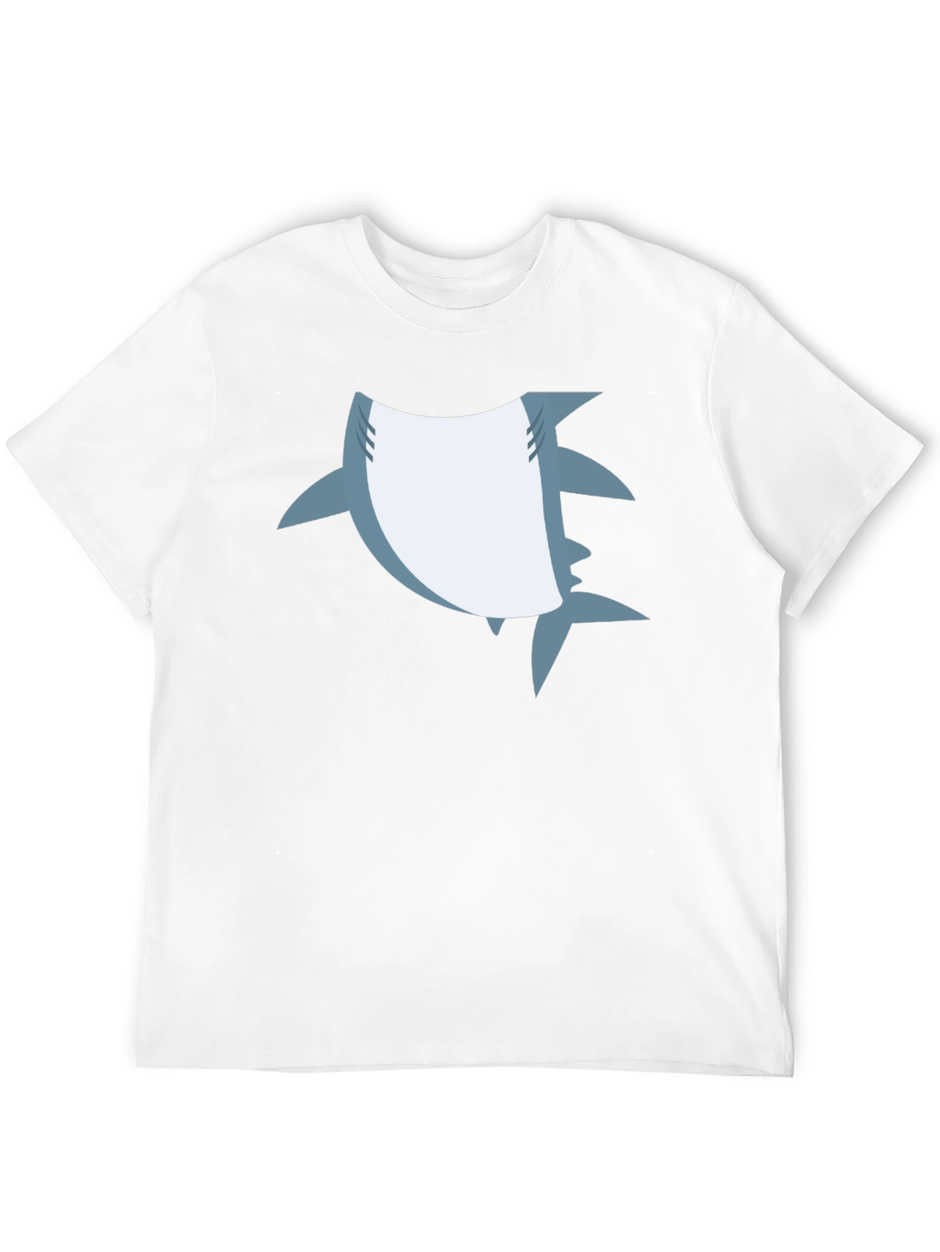 Shark Graphic Black T-Shirt - Mens Casual Tee