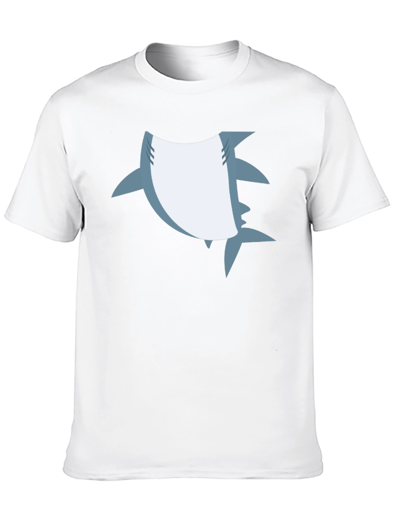 Shark Graphic Black T-Shirt - Mens Casual Tee