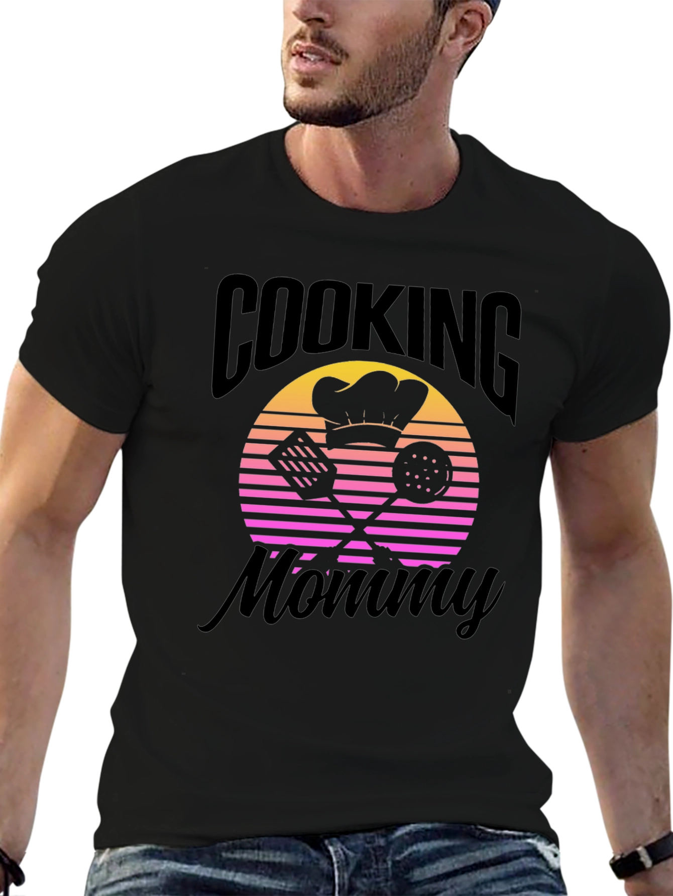 Cooking Mommy Retro Sunset Graphic Tee