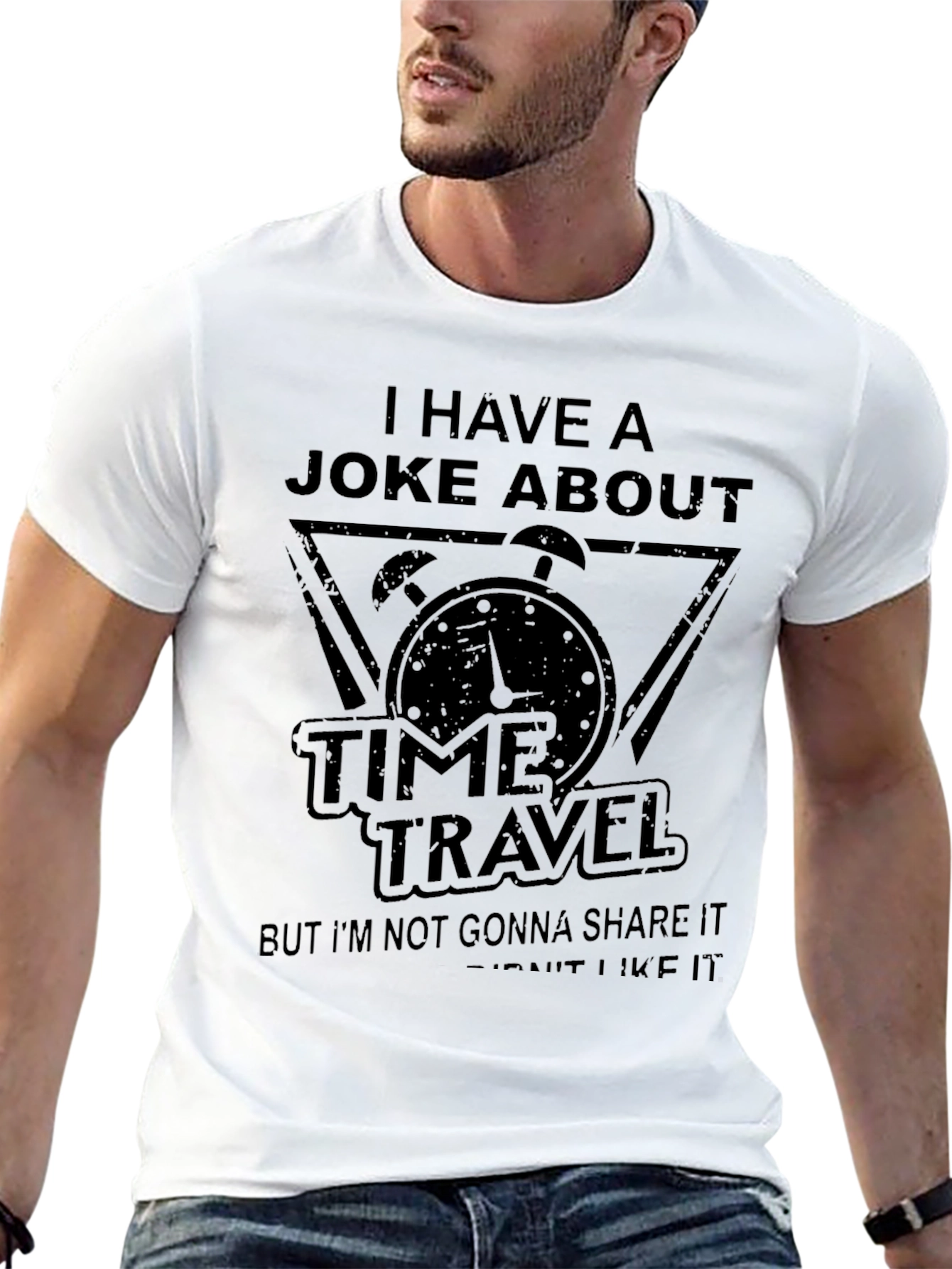 Time Travel Joke Graphic T-Shirt