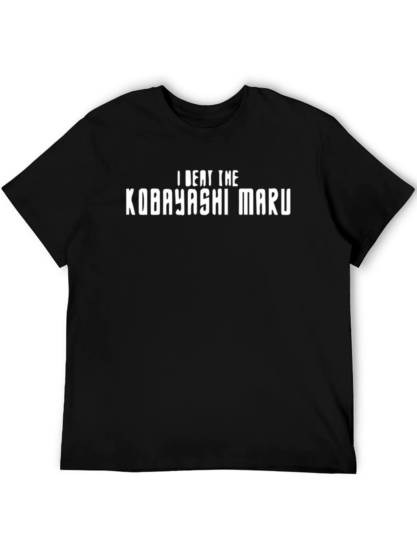 I Beat The Kobayashi Maru Black T-Shirt