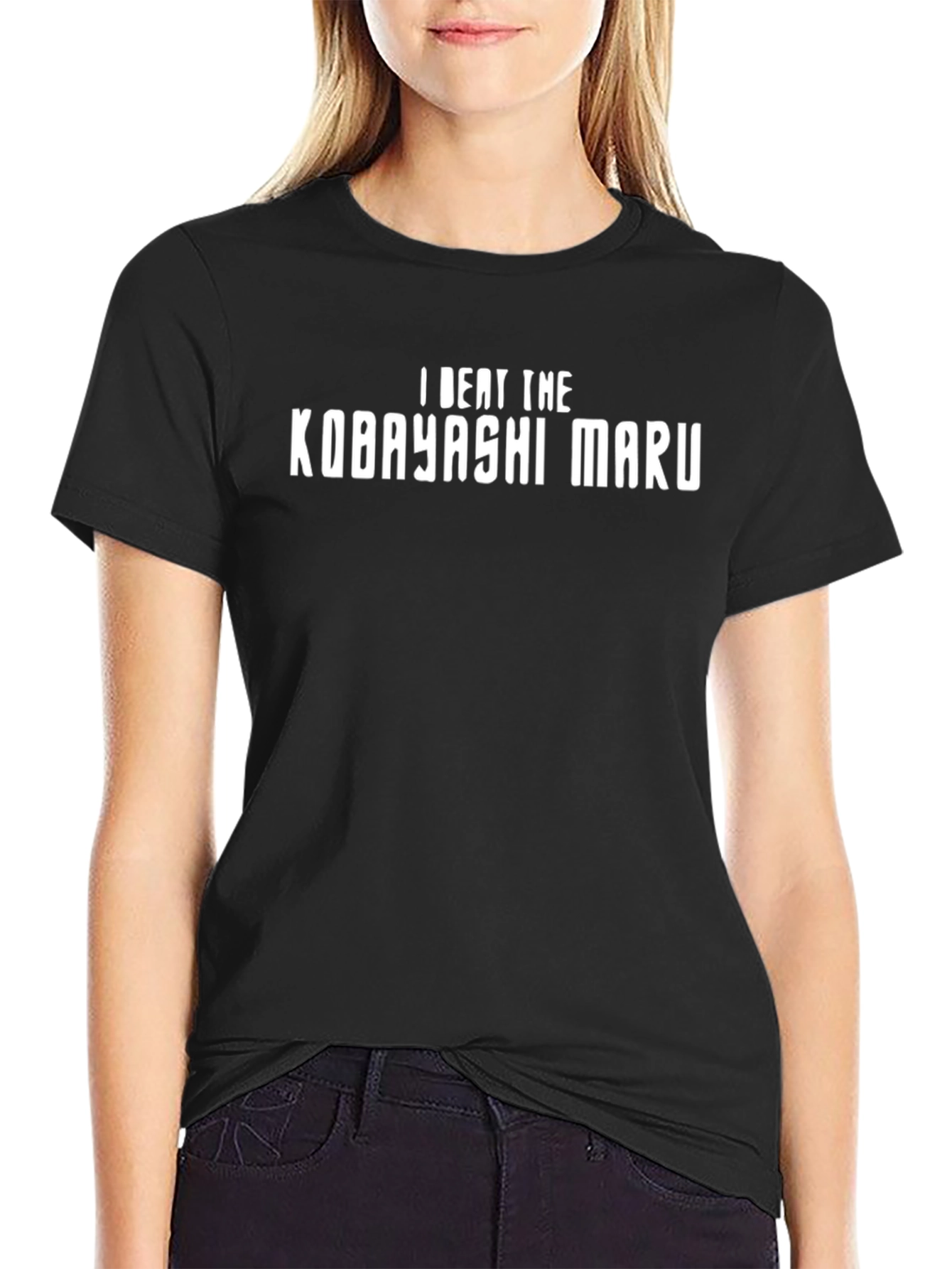 I Beat The Kobayashi Maru Black T-Shirt