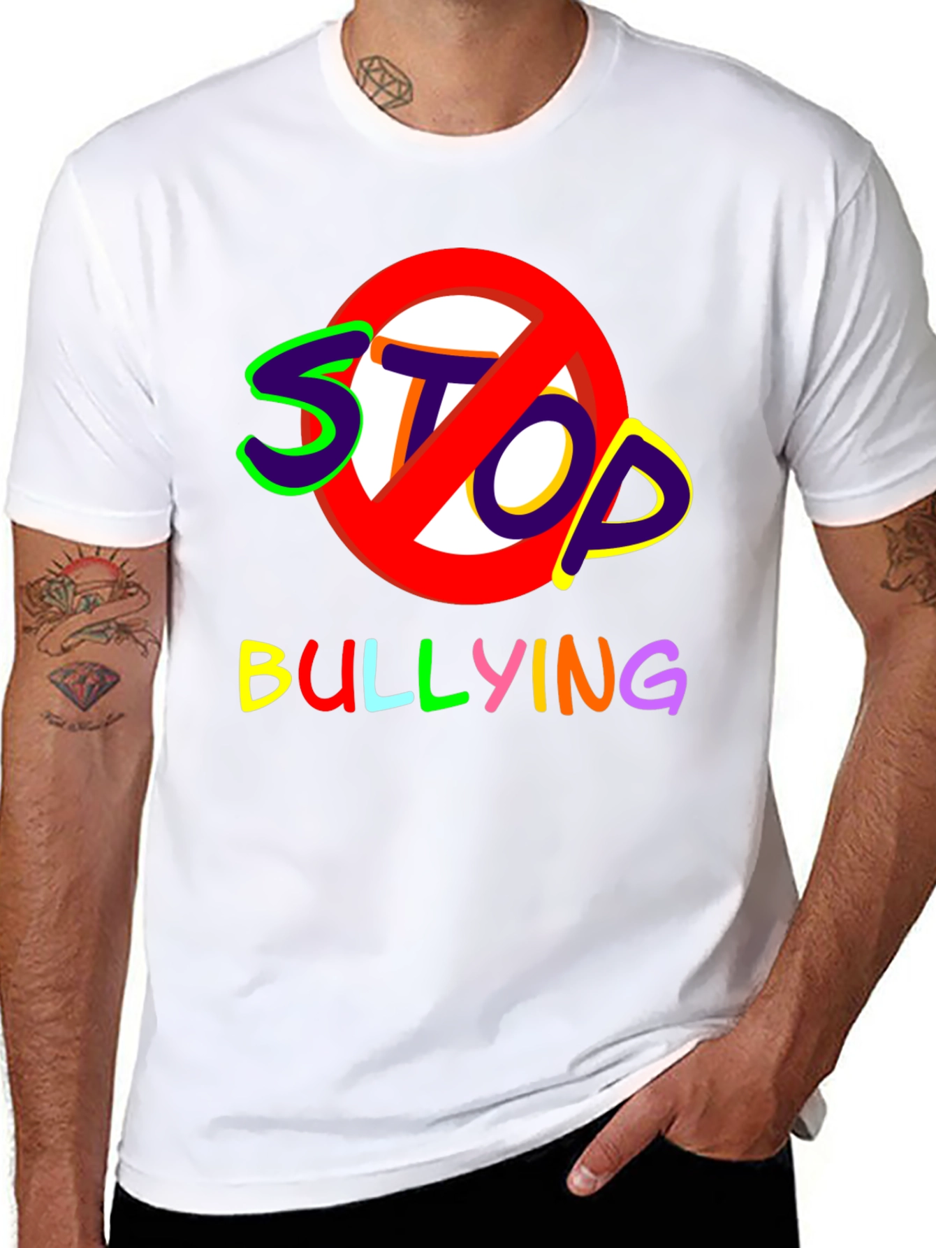 Stop Bullying Graphic Tee - Anti-Bullying T-Shirt