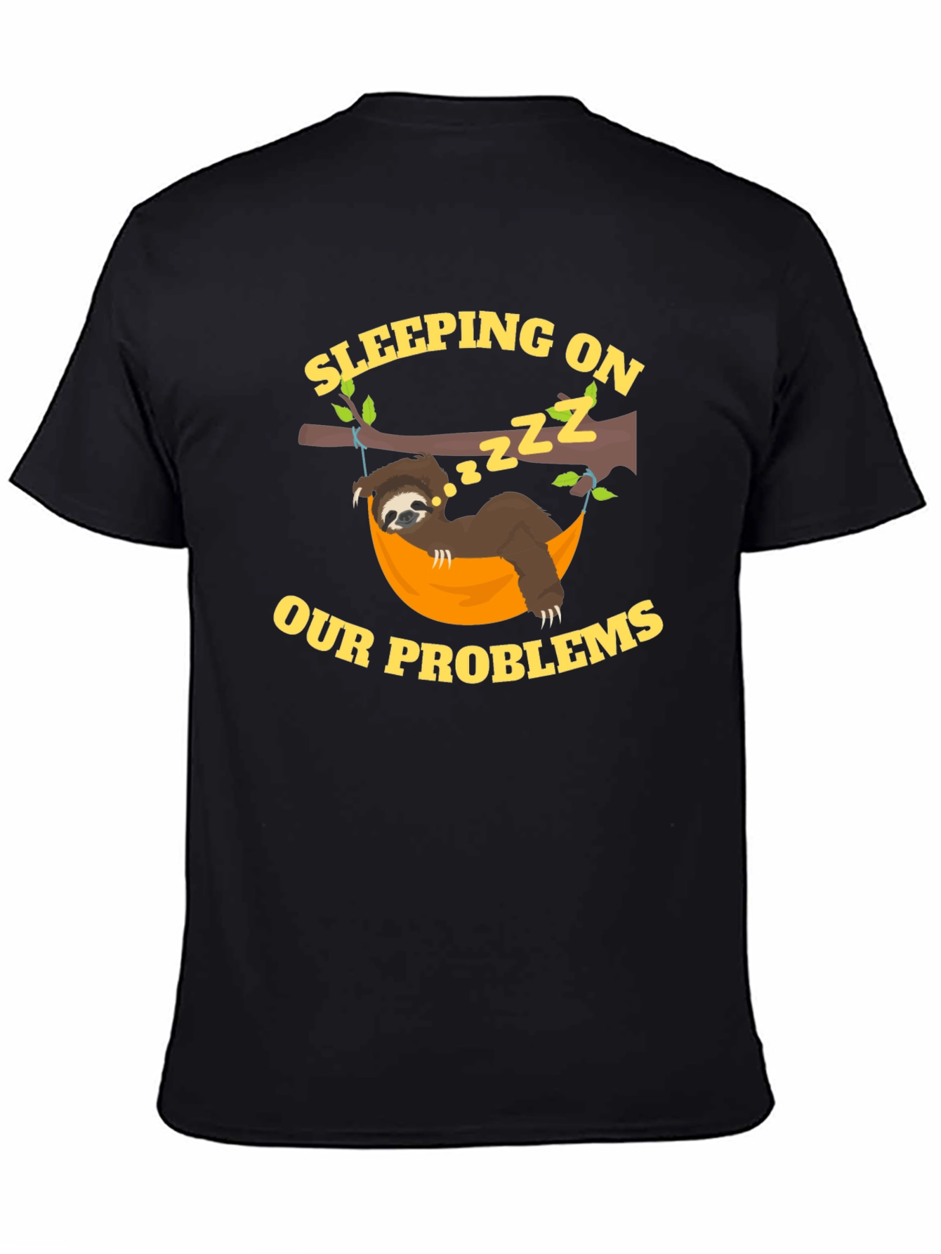 Sleeping on Our Problems Sloth Graphic Tee