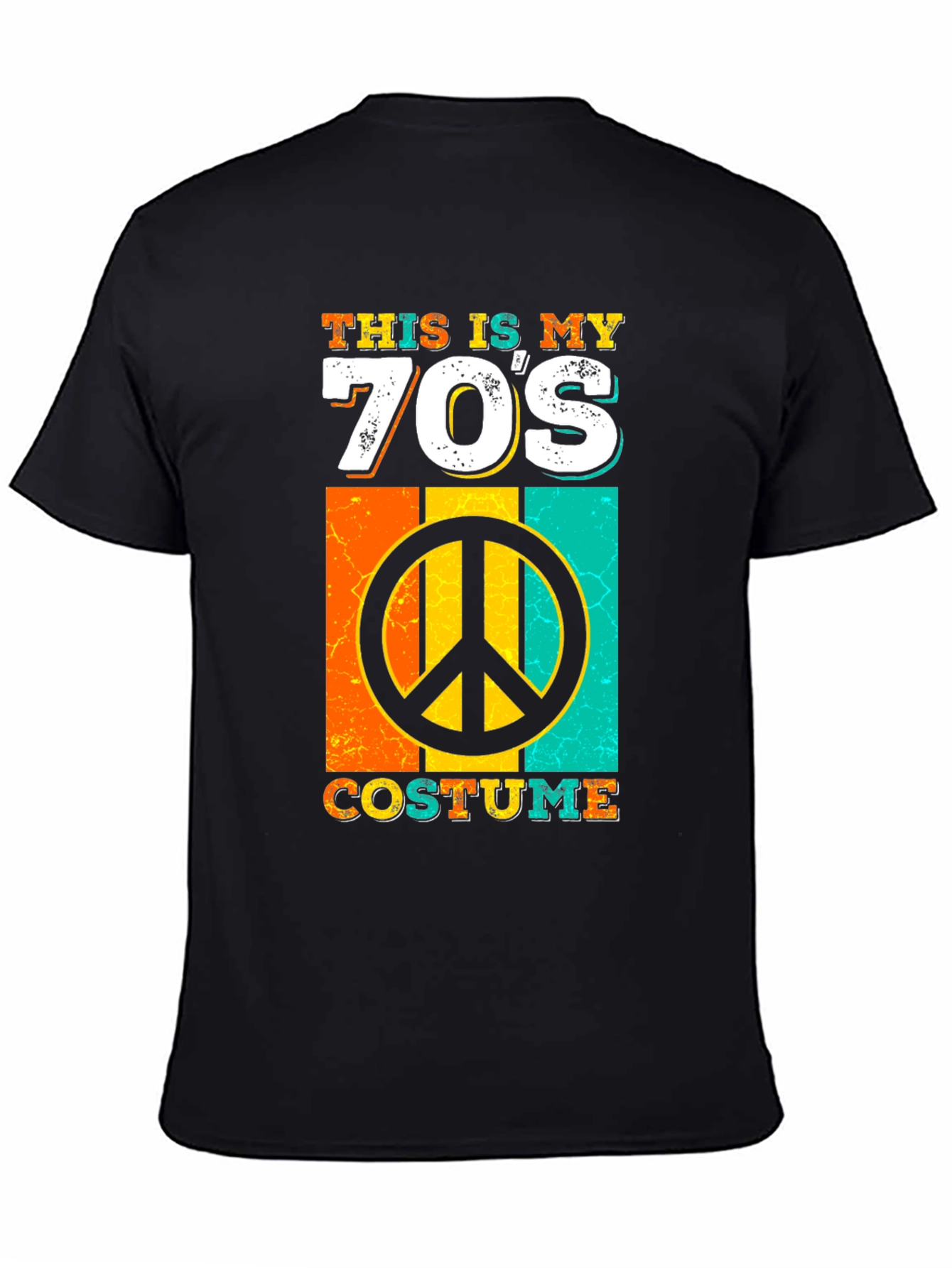 70s Costume T-Shirt Retro Peace Sign