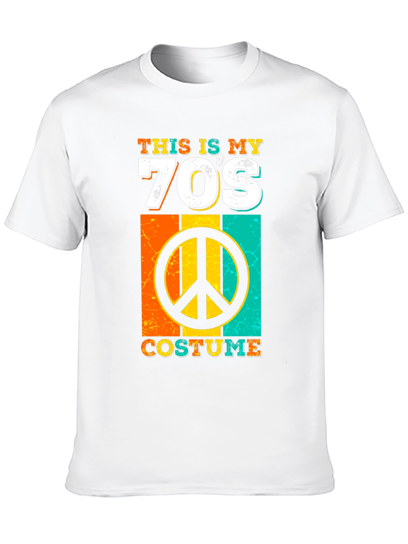 70s Costume T-Shirt Retro Peace Sign