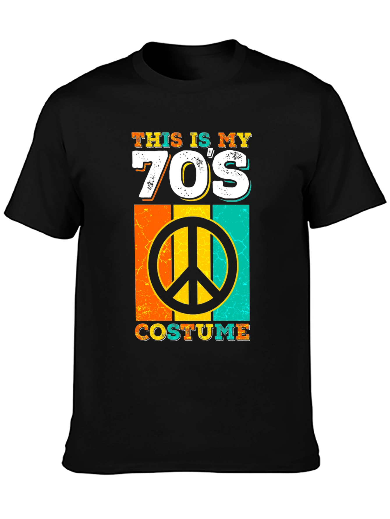 70s Costume T-Shirt Retro Peace Sign