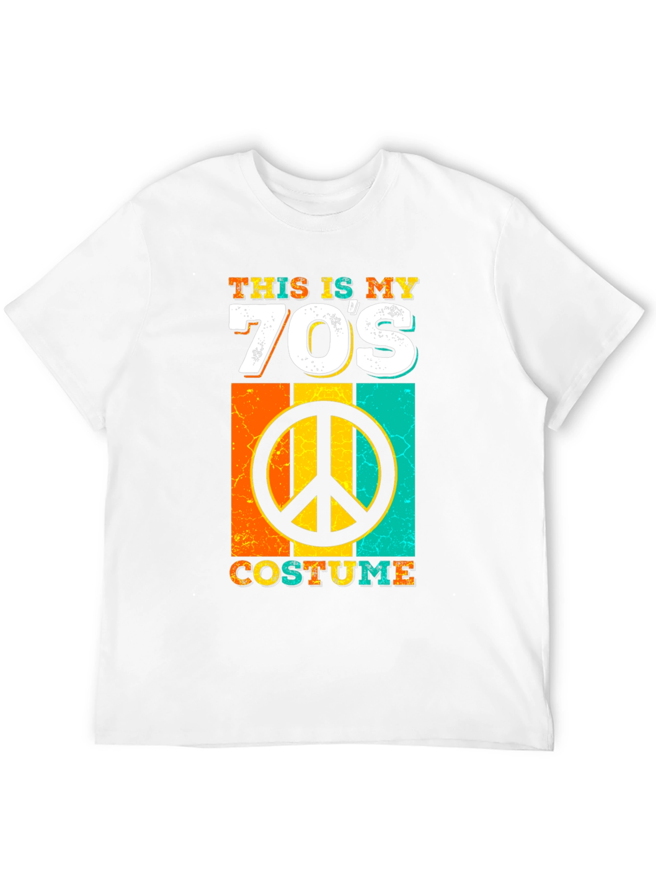 70s Costume T-Shirt Retro Peace Sign