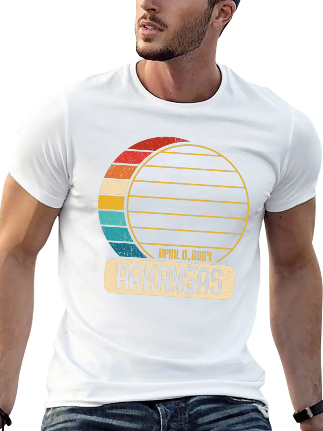 Arkansas April 8 2024 Eclipse T-Shirt