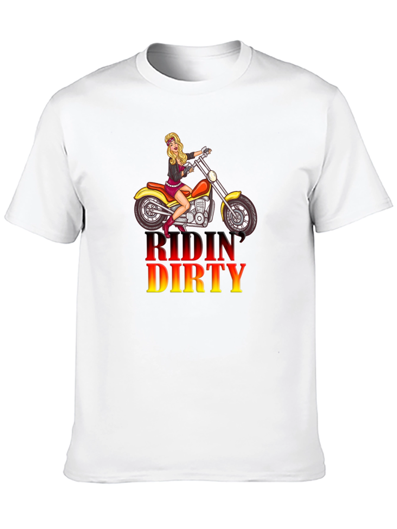 Ridin Dirty Motorcycle T-Shirt