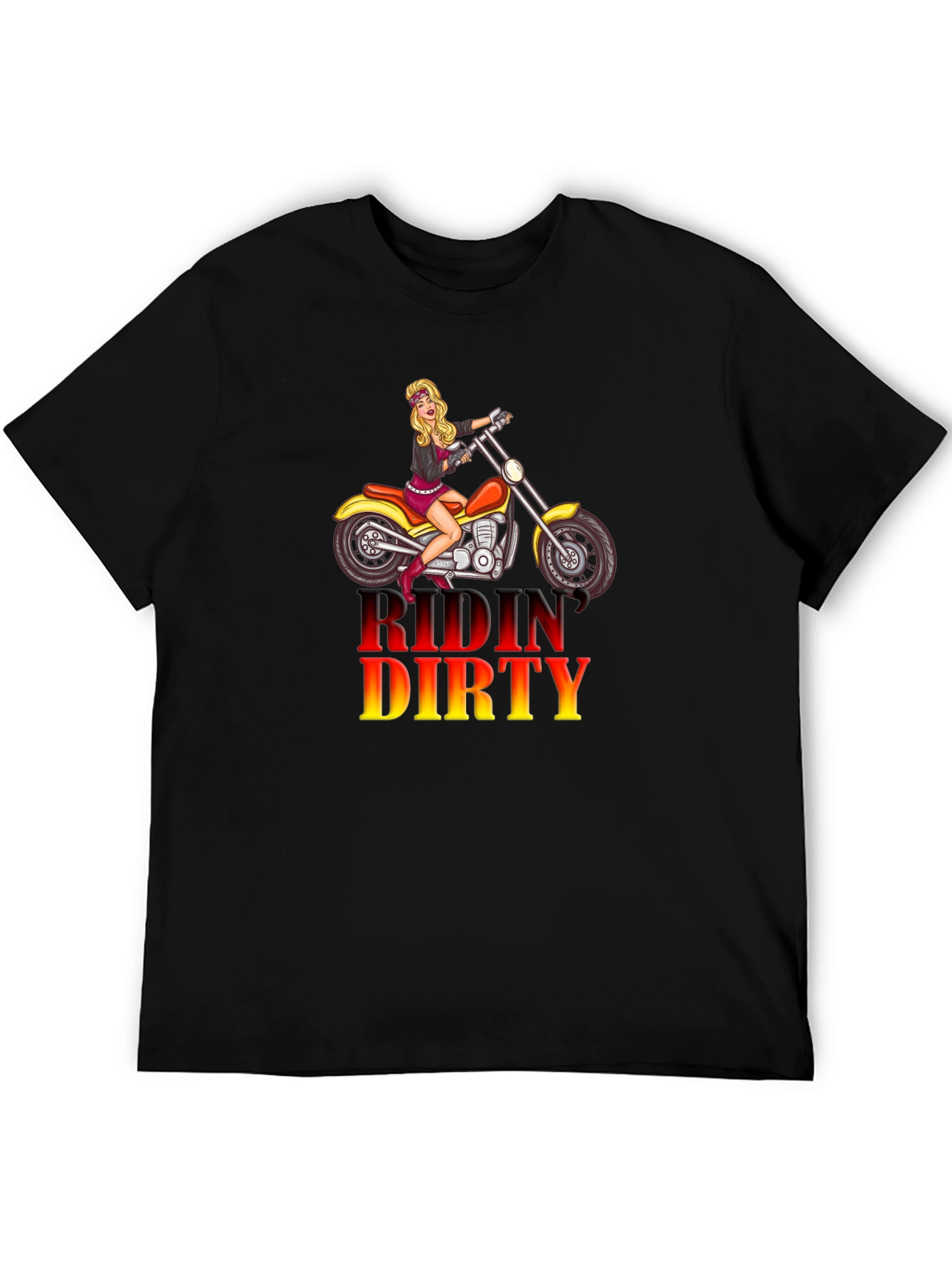Ridin Dirty Motorcycle T-Shirt