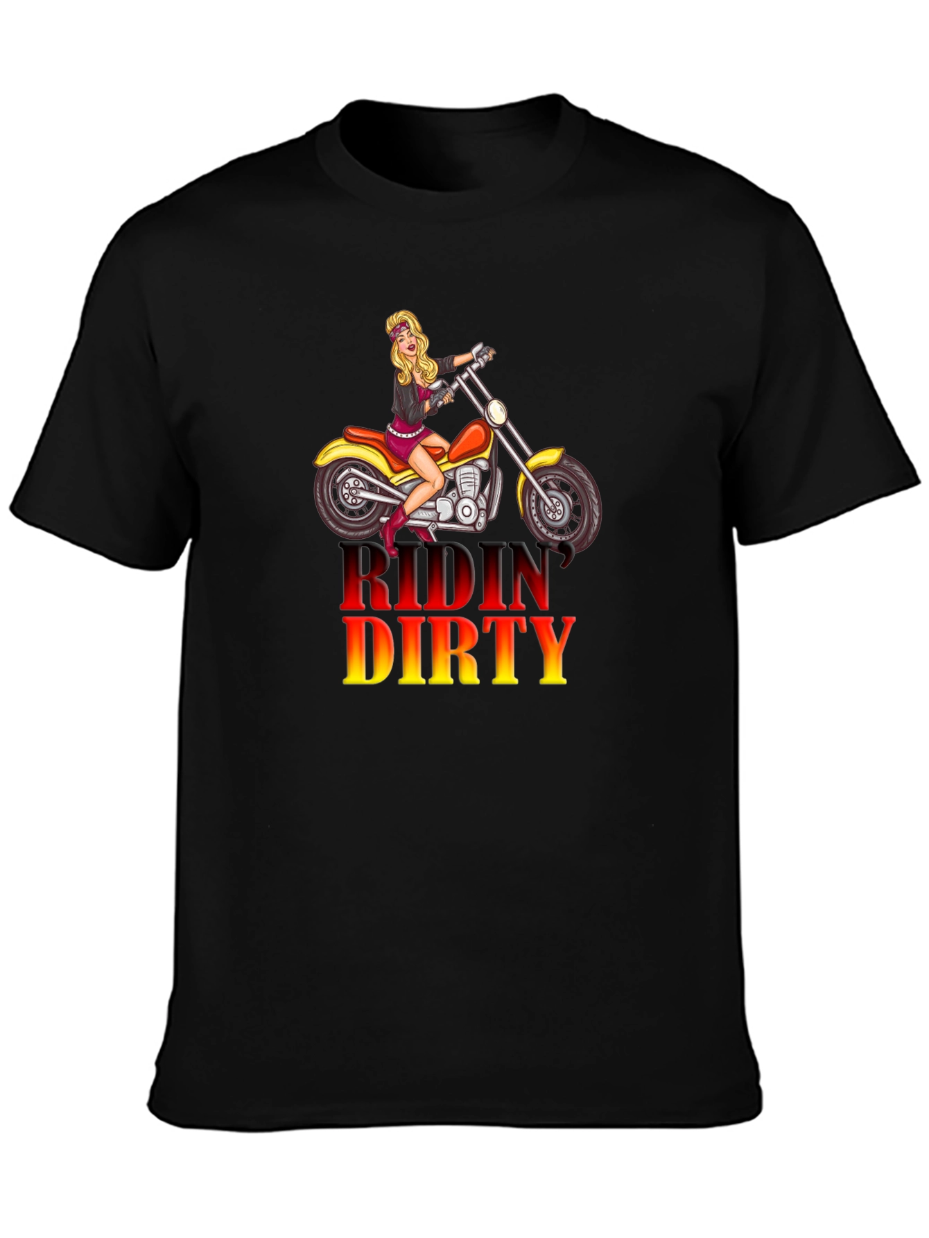 Ridin Dirty Motorcycle T-Shirt