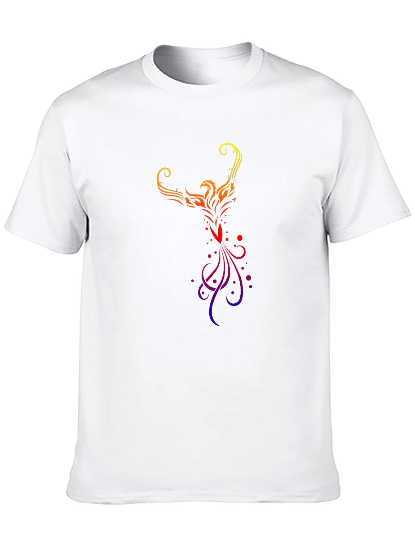 Phoenix Graphic Tee - Black Cotton Blend
