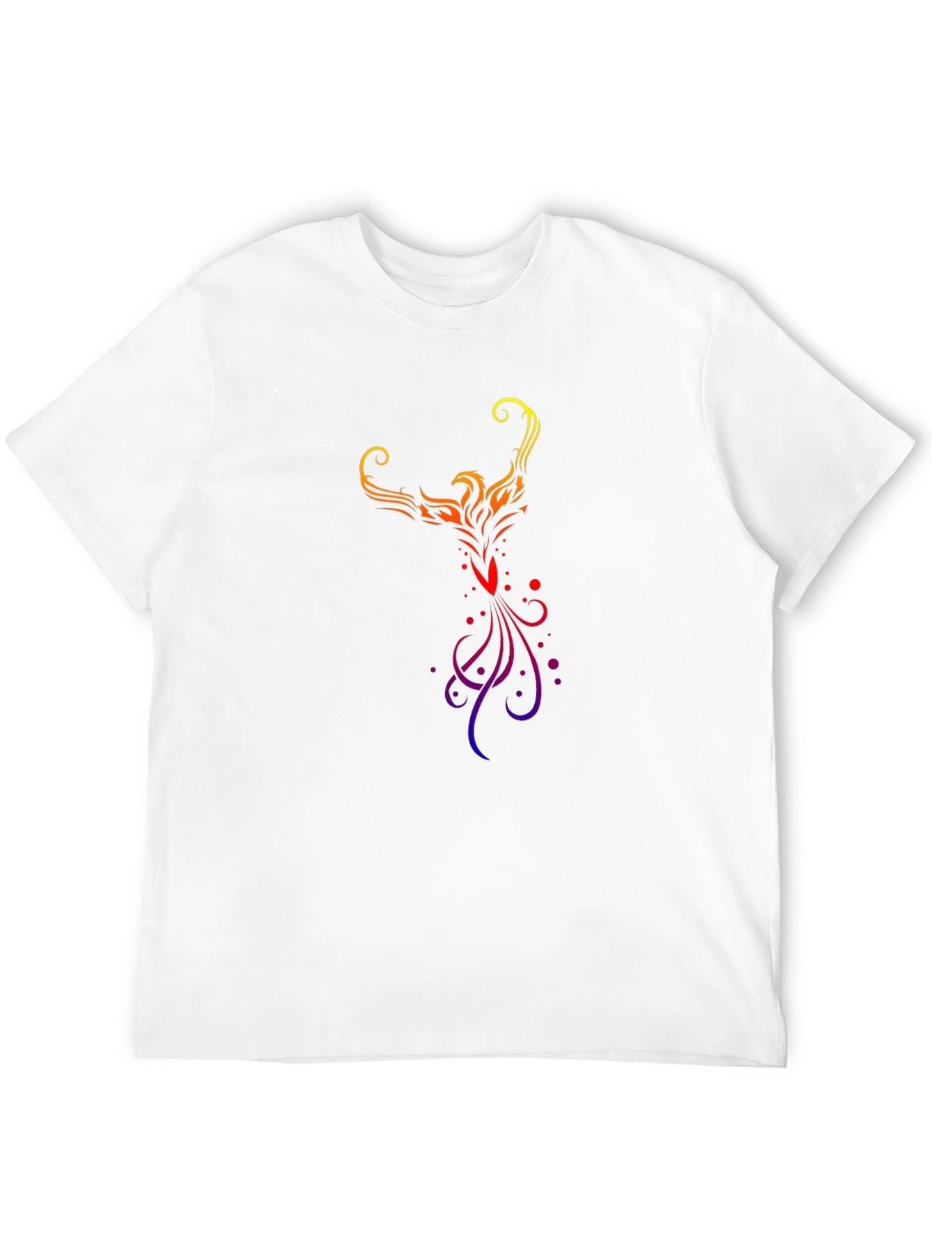 Phoenix Graphic Tee - Black Cotton Blend