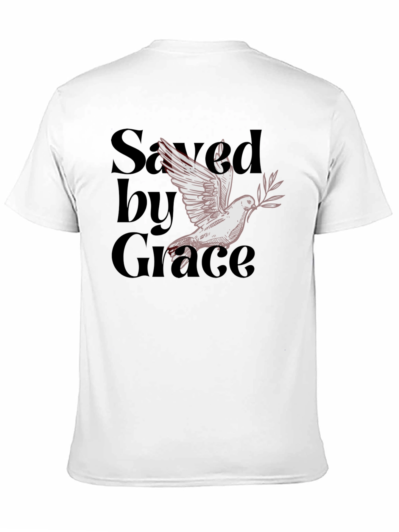 Saved by Grace Dove Graphic T-Shirt