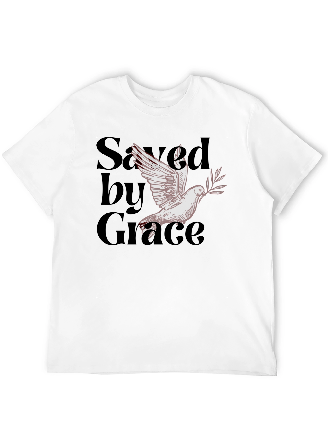 Saved by Grace Dove Graphic T-Shirt