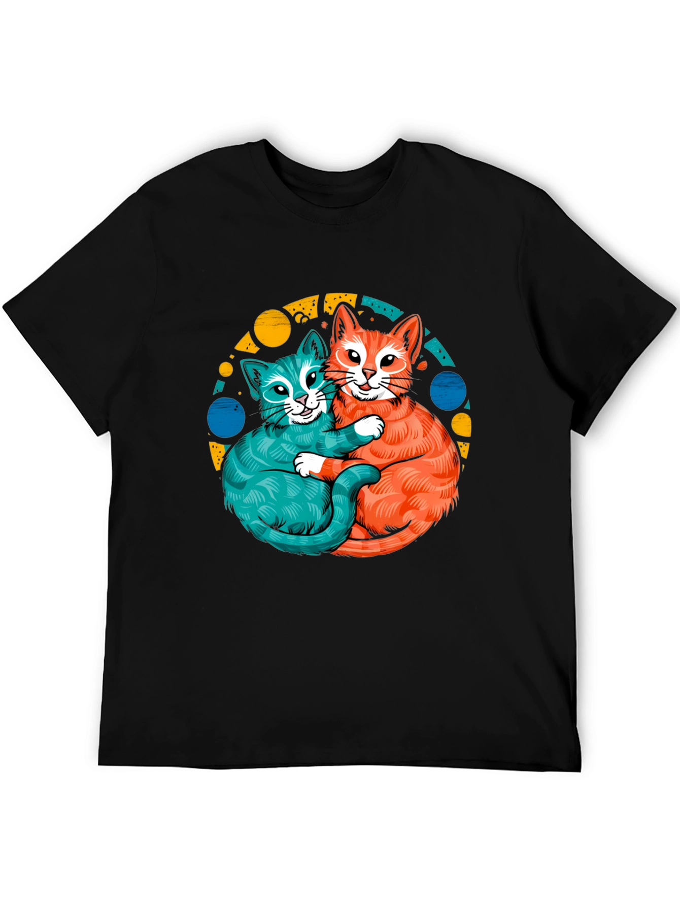 Cat Hug T-Shirt - Cute Kitten Graphic Tee