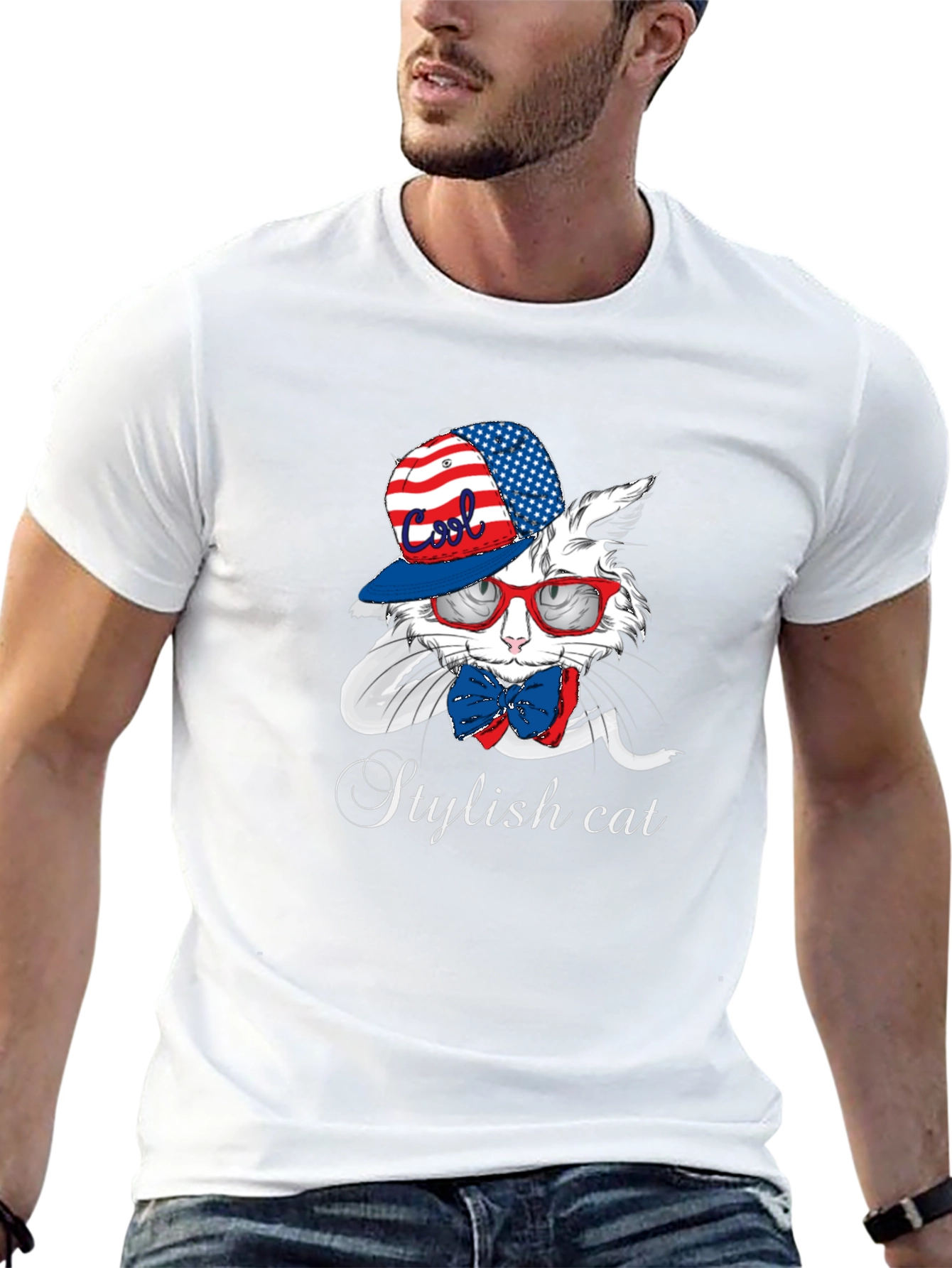 Cool Cat Graphic T-Shirt | Stylish Unisex Tee