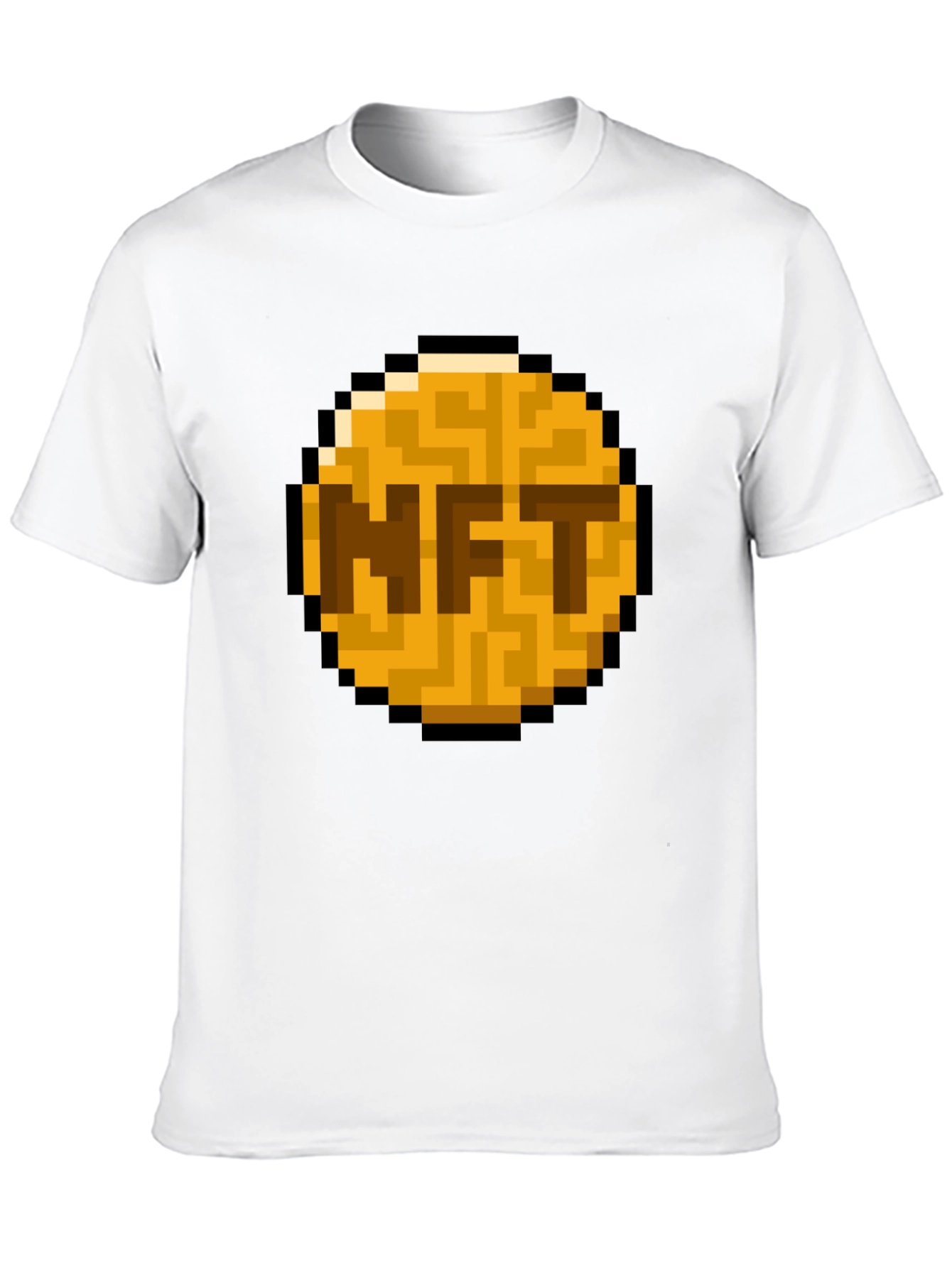 NFT Pixel Art T-Shirt - Crypto Fashion