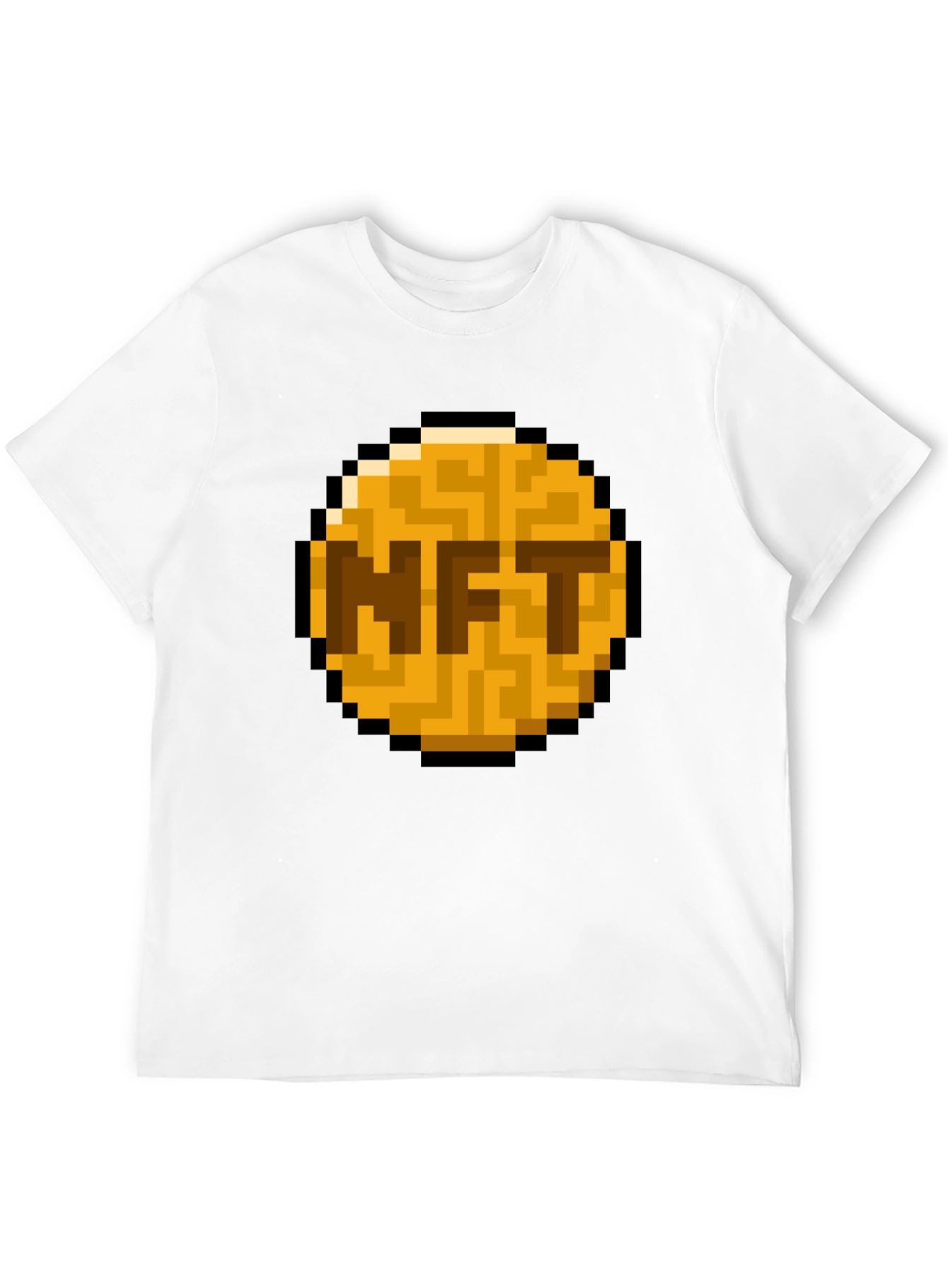 NFT Pixel Art T-Shirt - Crypto Fashion