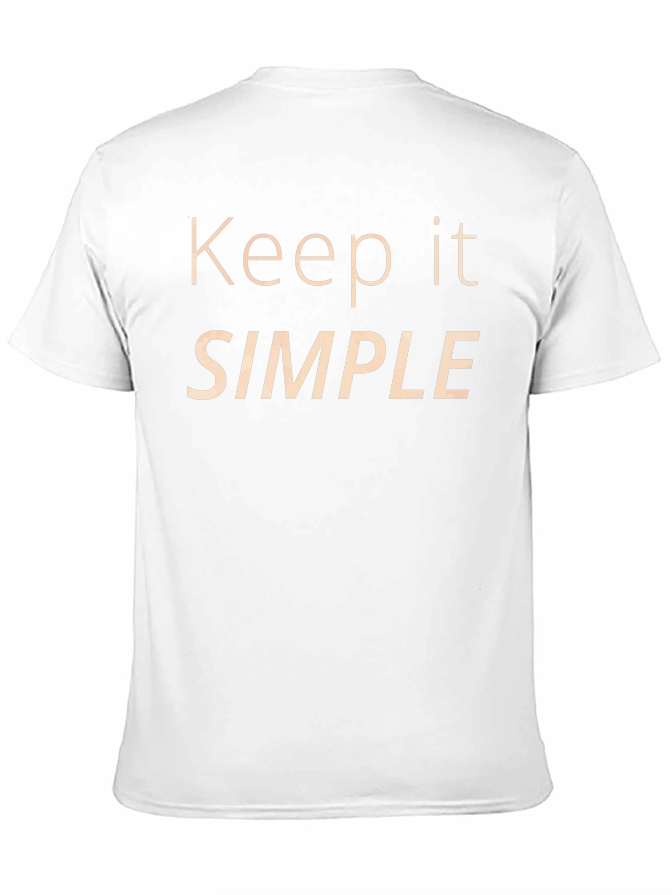Keep It Simple Black Graphic Tee