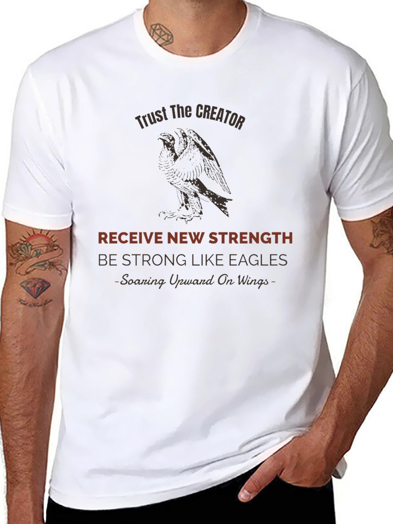 Trust The Creator Black Graphic T-Shirt