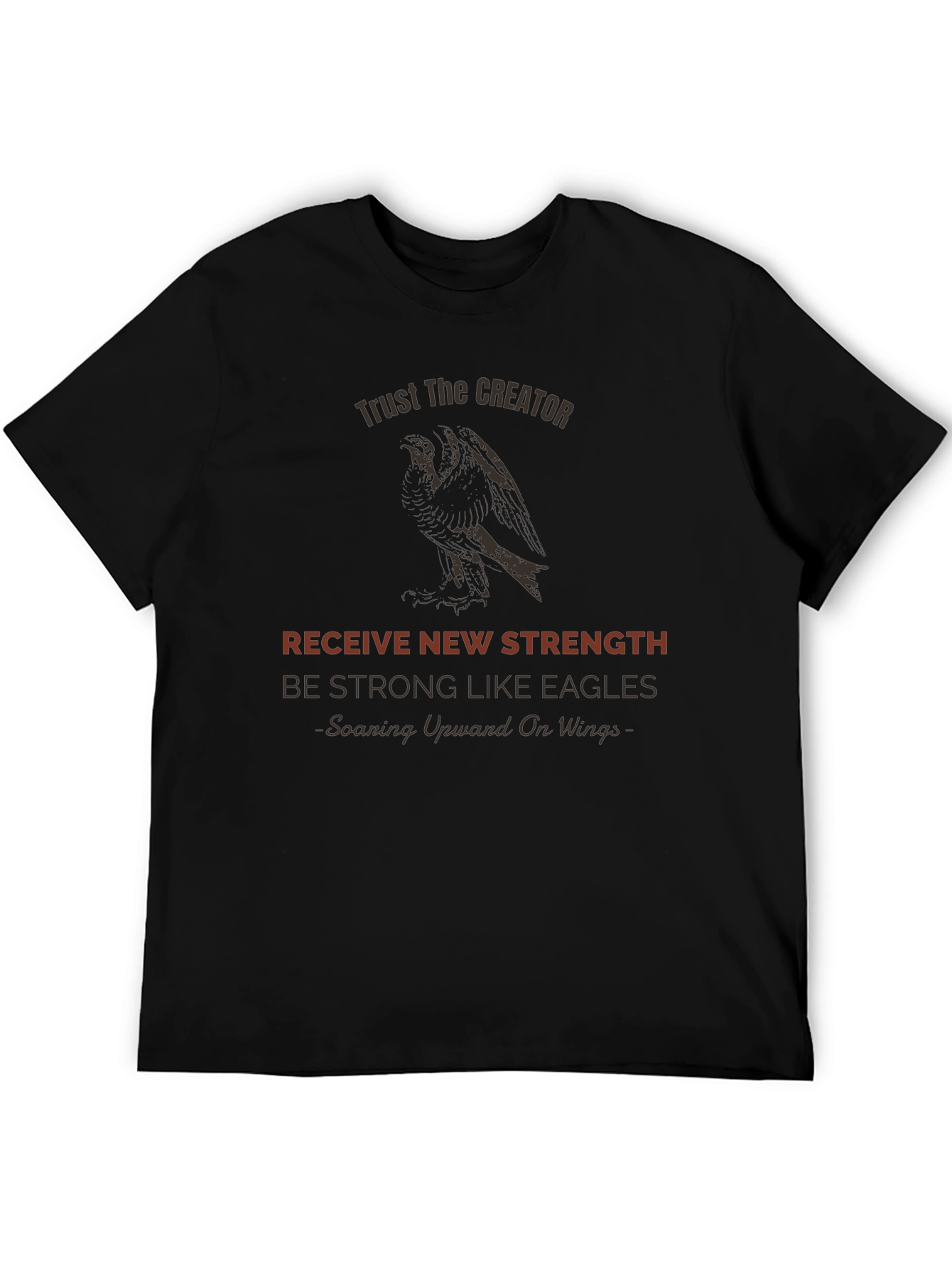 Trust The Creator Black Graphic T-Shirt