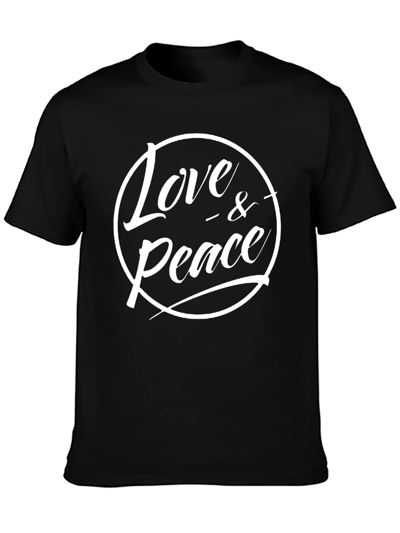 Love & Peace Graphic T-Shirt