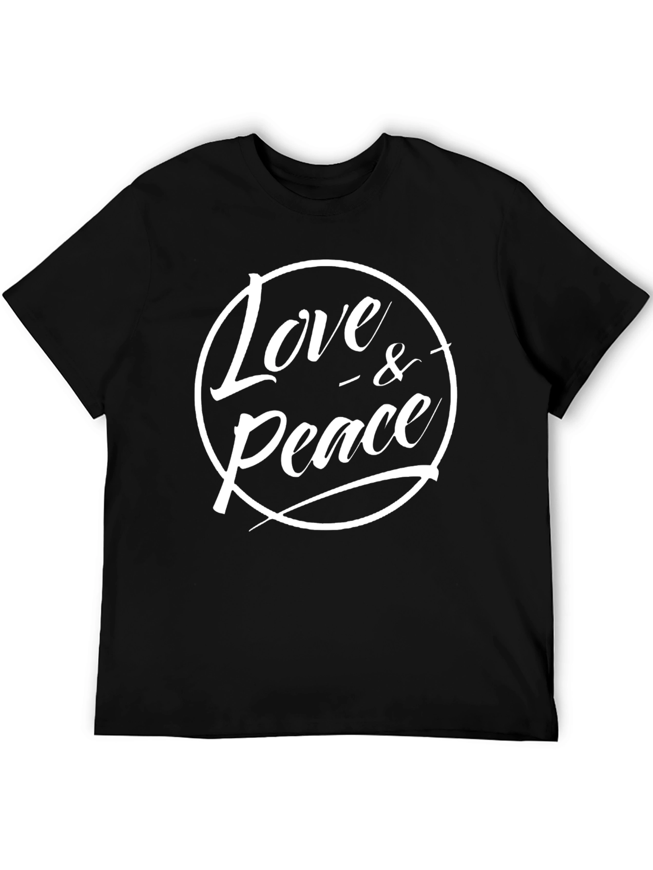 Love & Peace Graphic T-Shirt