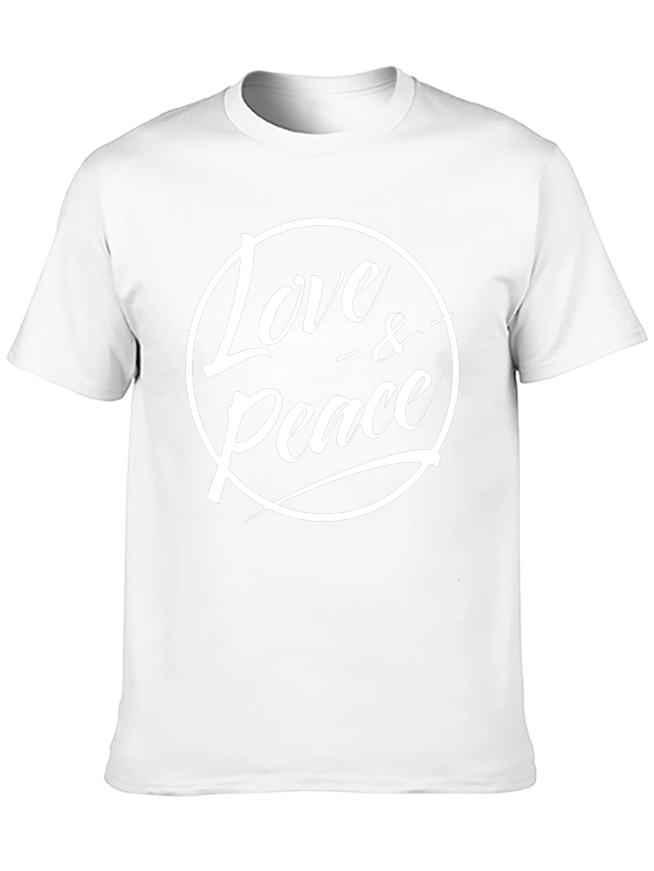 Love & Peace Graphic T-Shirt