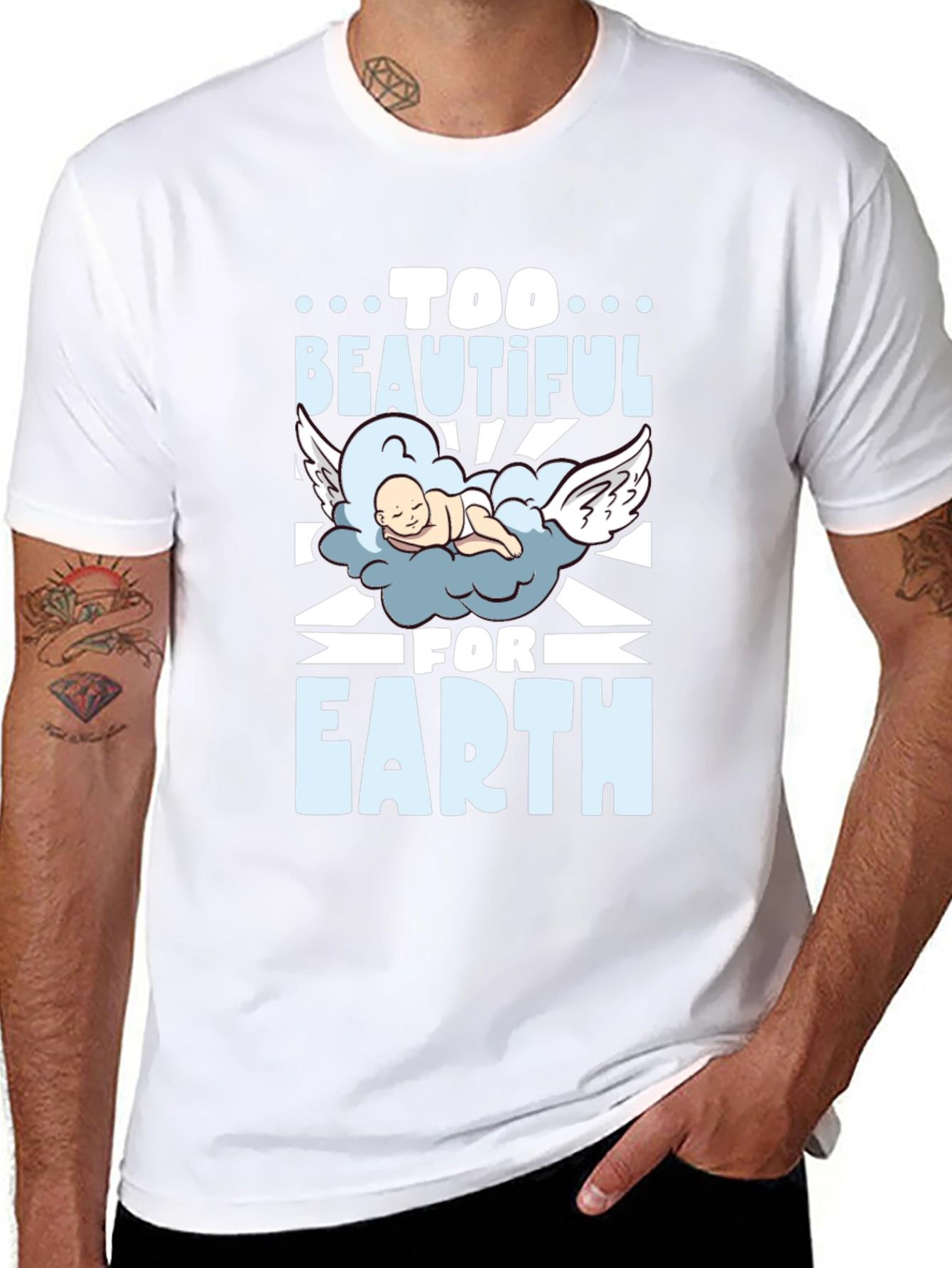 Too Beautiful For Earth Graphic T-Shirt