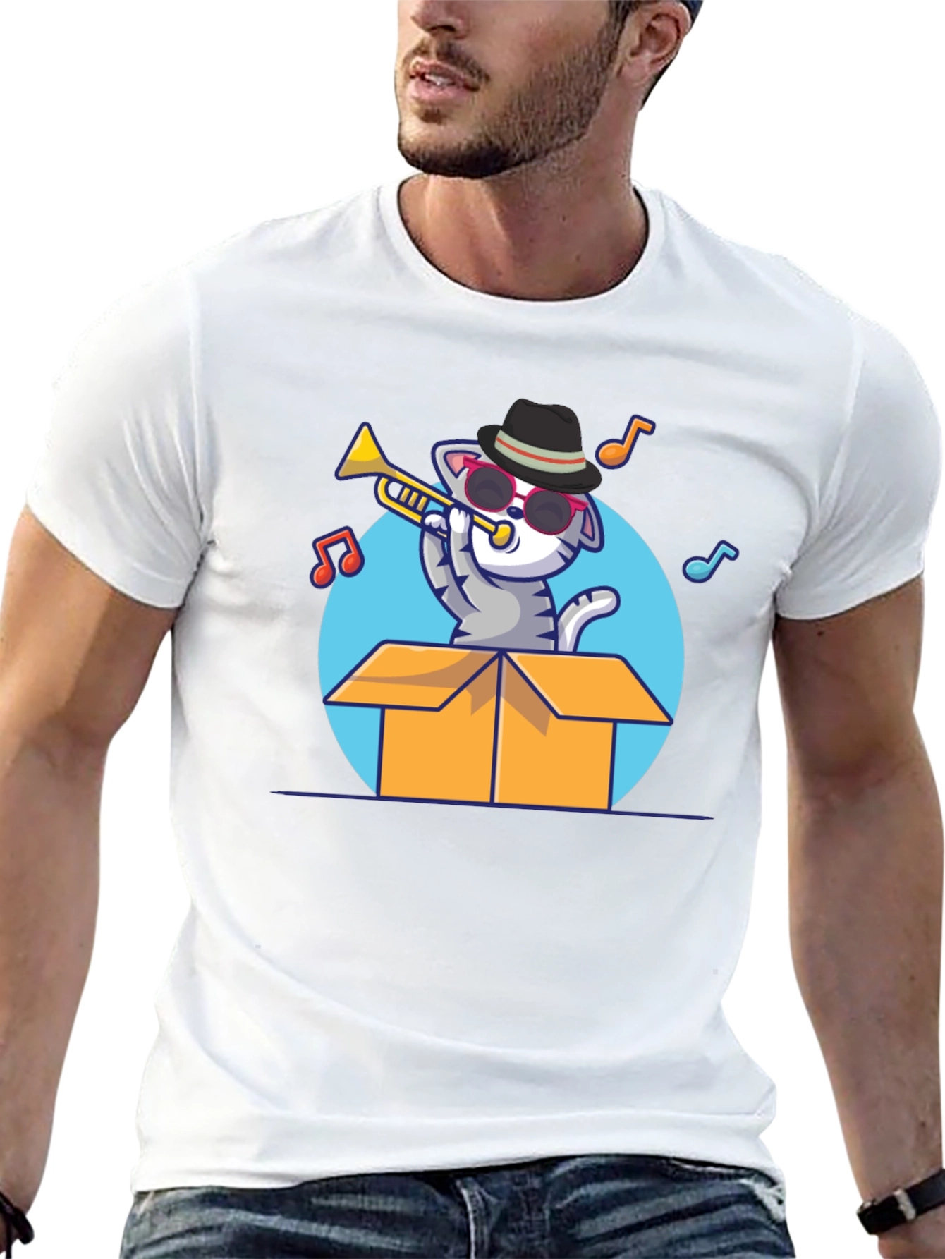 Cool Cat Trumpet T-Shirt