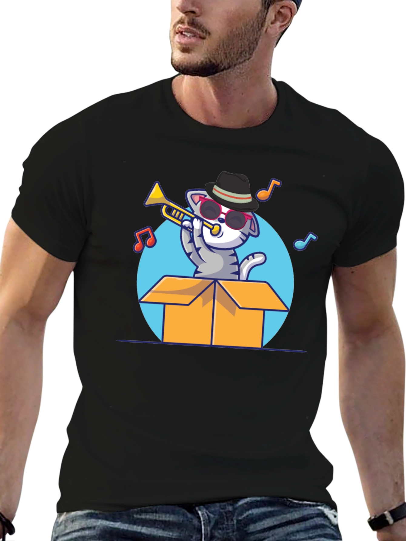 Cool Cat Trumpet T-Shirt